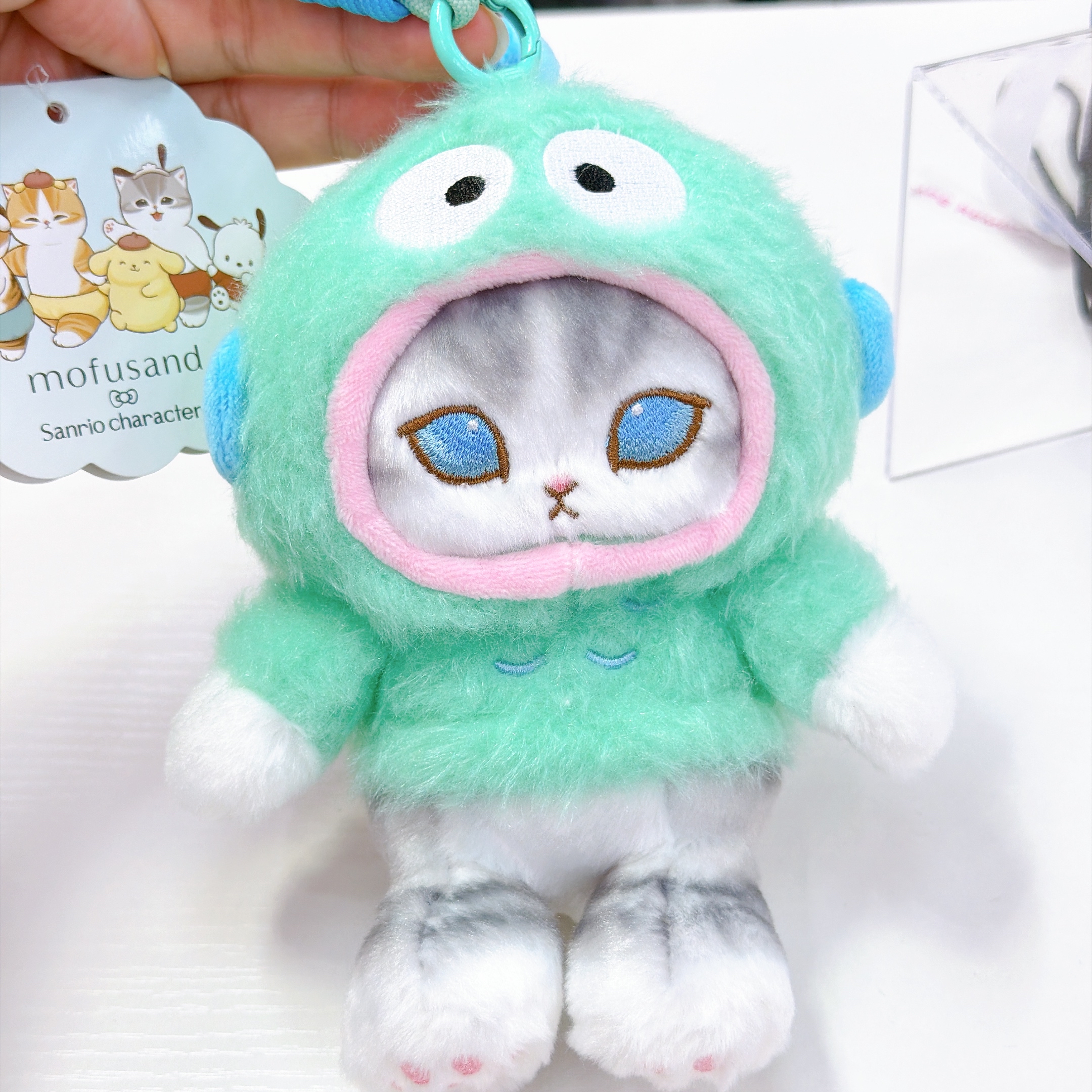 日本直送Sanrio mofusand 合作系列新款公仔掛飾