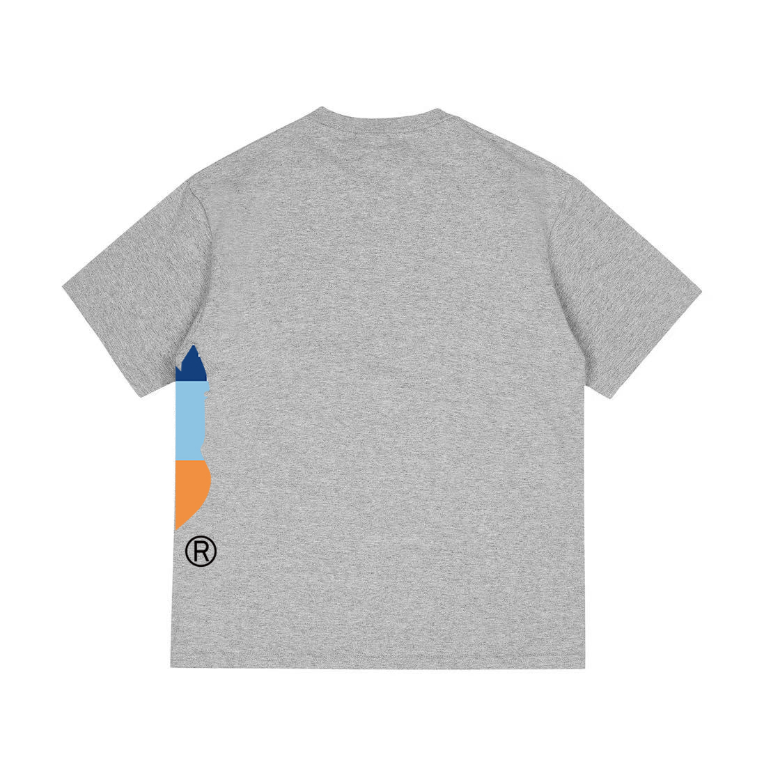 Bape Color Block Side Big Ape Head Tee