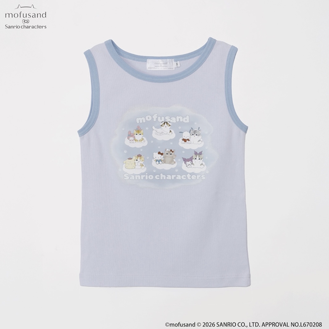 Mofusand 鯊魚貓 tee｜預訂