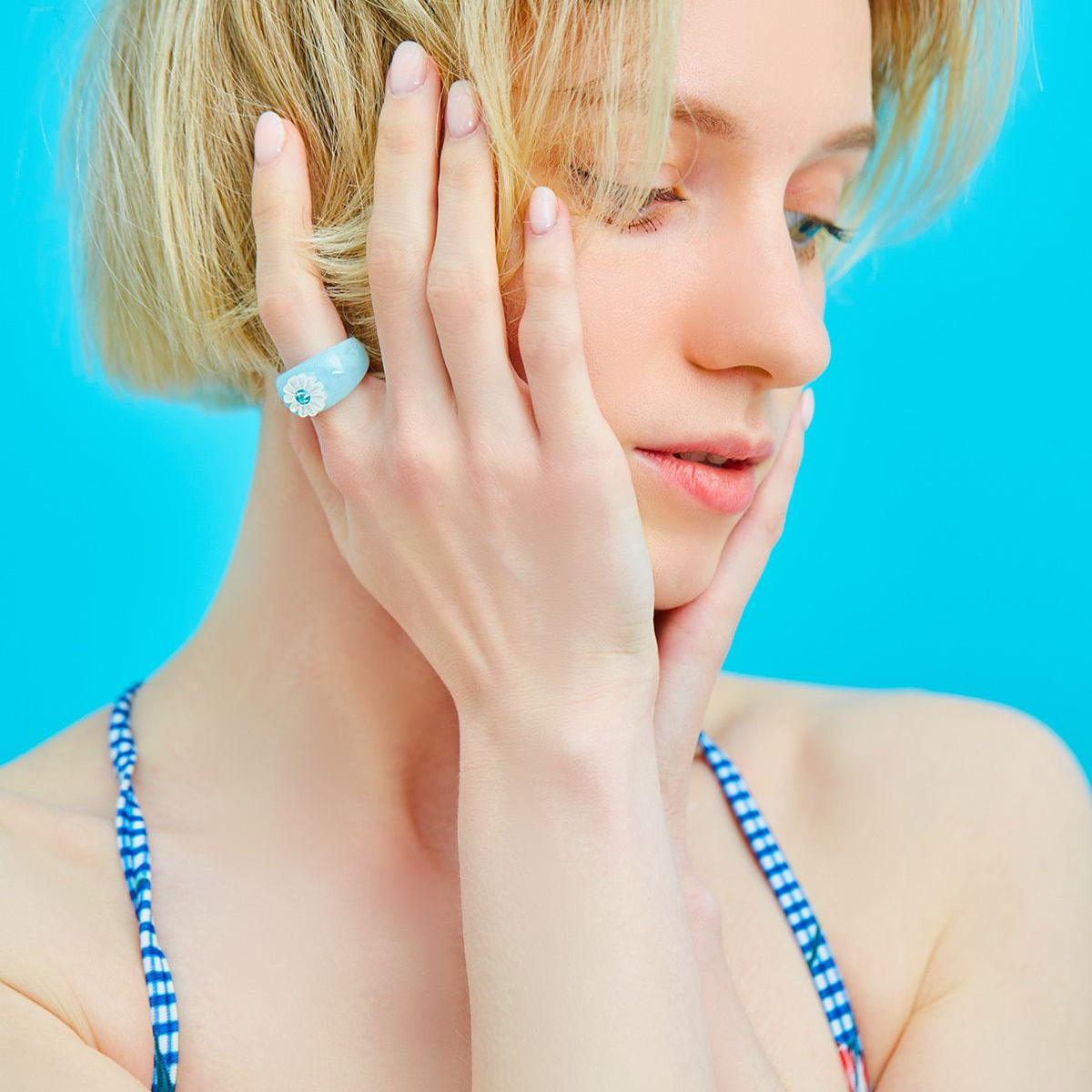 [JONGJONG] Daisy Sky Ring (2種)