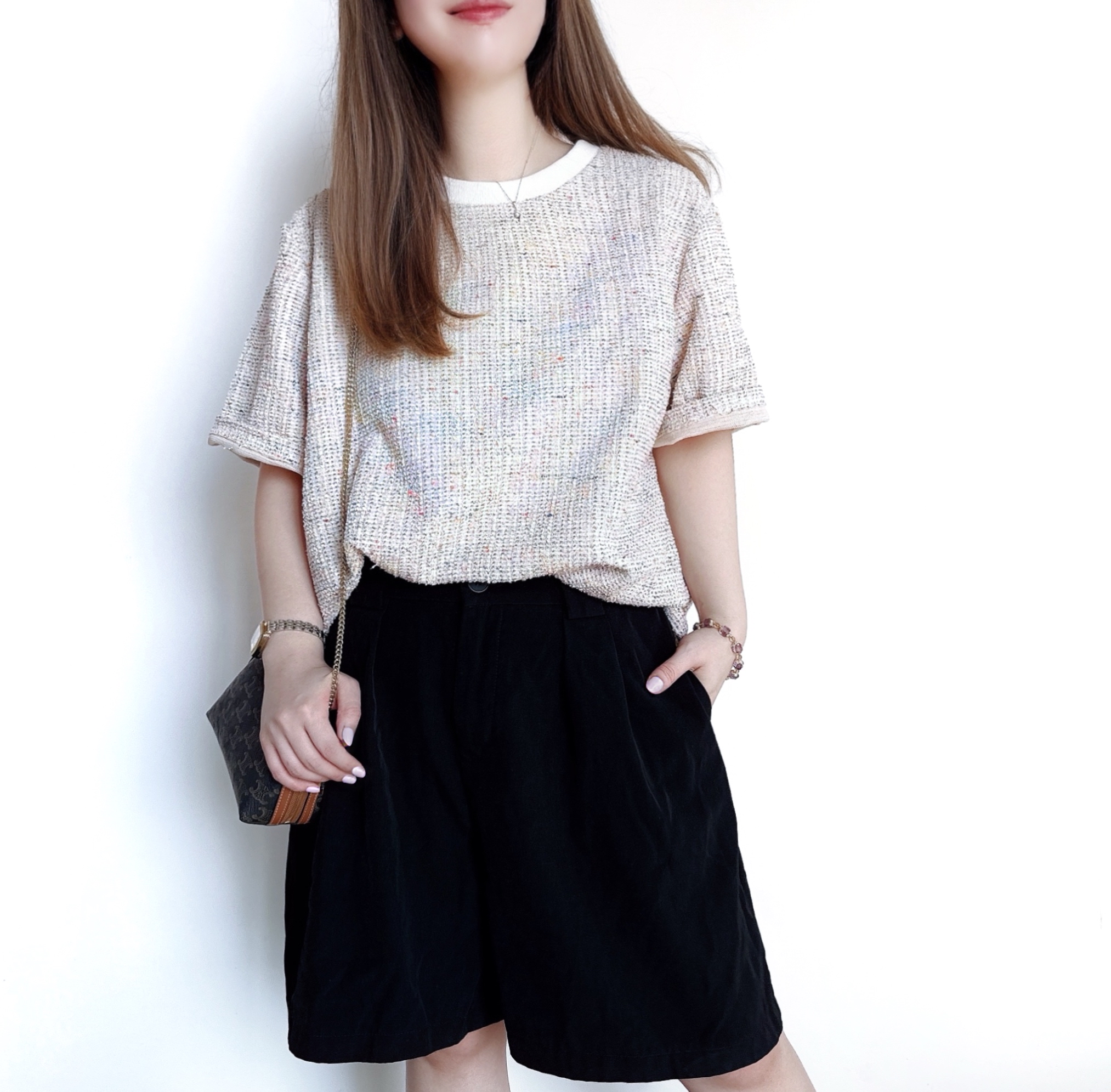 小香風Tweet料Top - 米杏