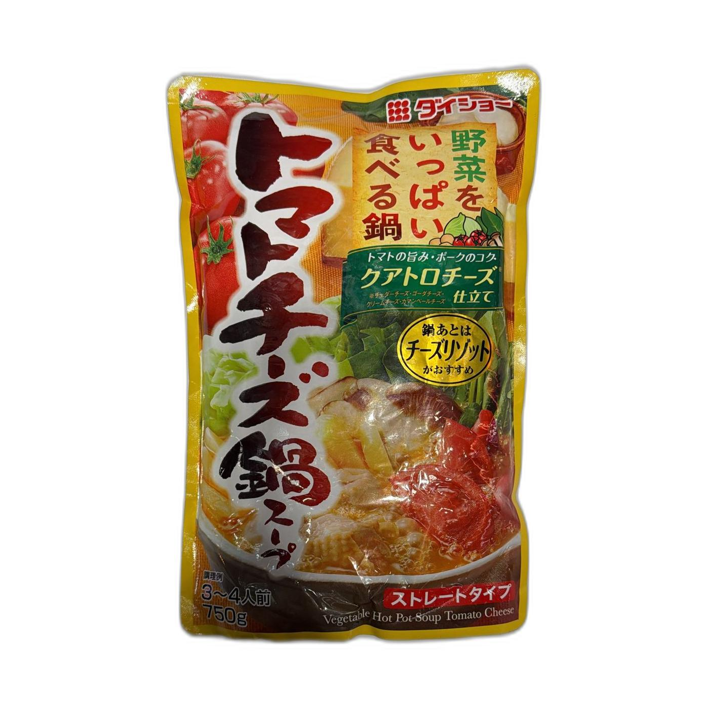 日本DAISHO 蔬菜番茄芝士火鍋湯底 750g