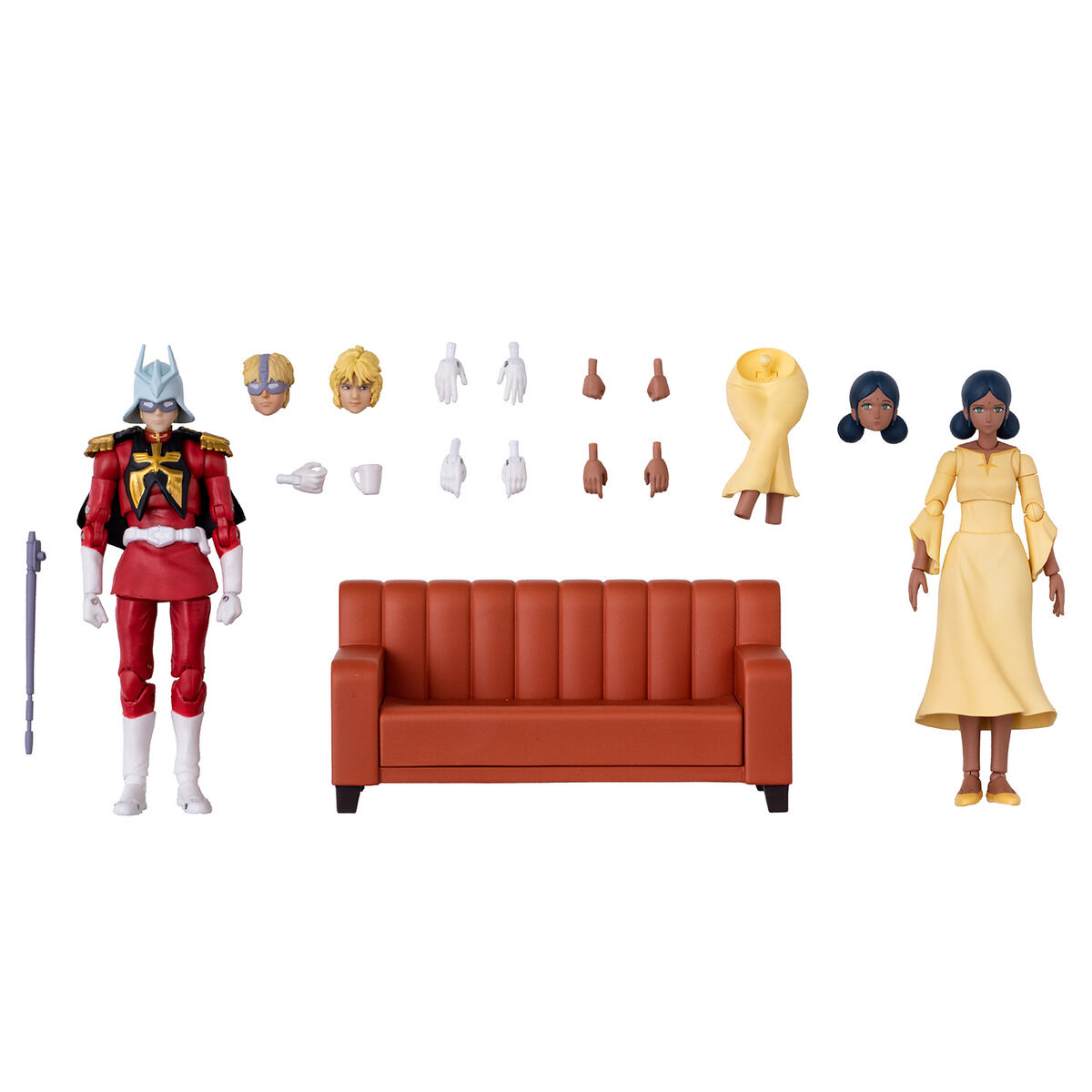 (預訂訂金 $200) (總價 $498) (魂限) MegaHouse G.M.G. COLLECTION EX 機動戰士高達 新類型人覺醒 馬沙 & 娜娜 套裝 (行版) GMG Newtype Awakening