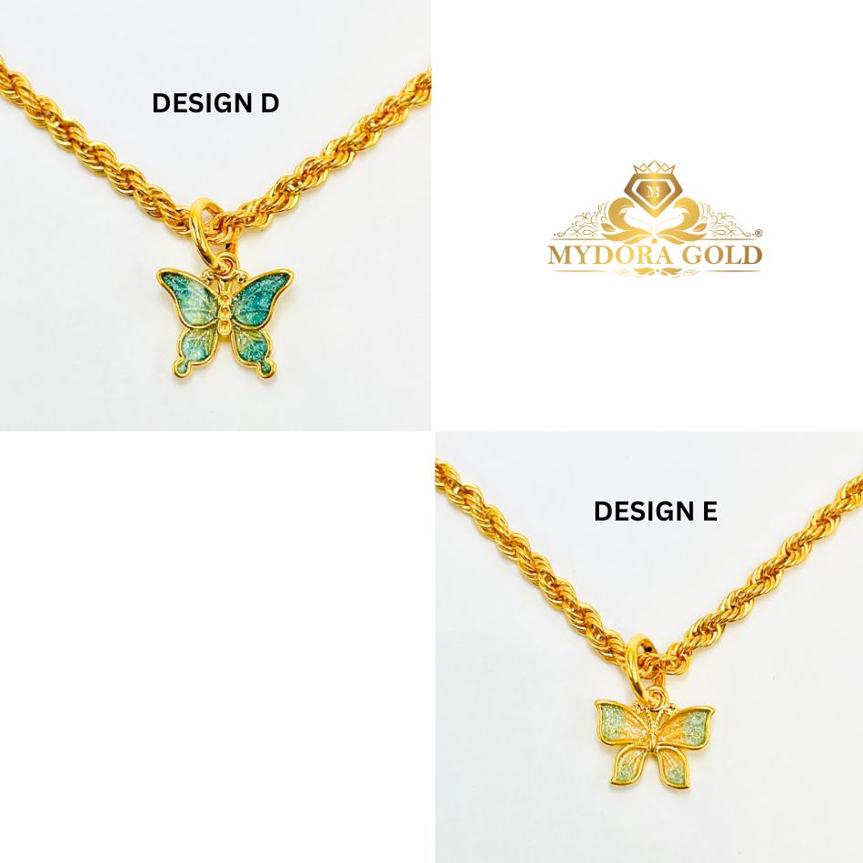 MYDORA Loket Classy Butterfly Enamel Series (5G) l EMAS 916/22K