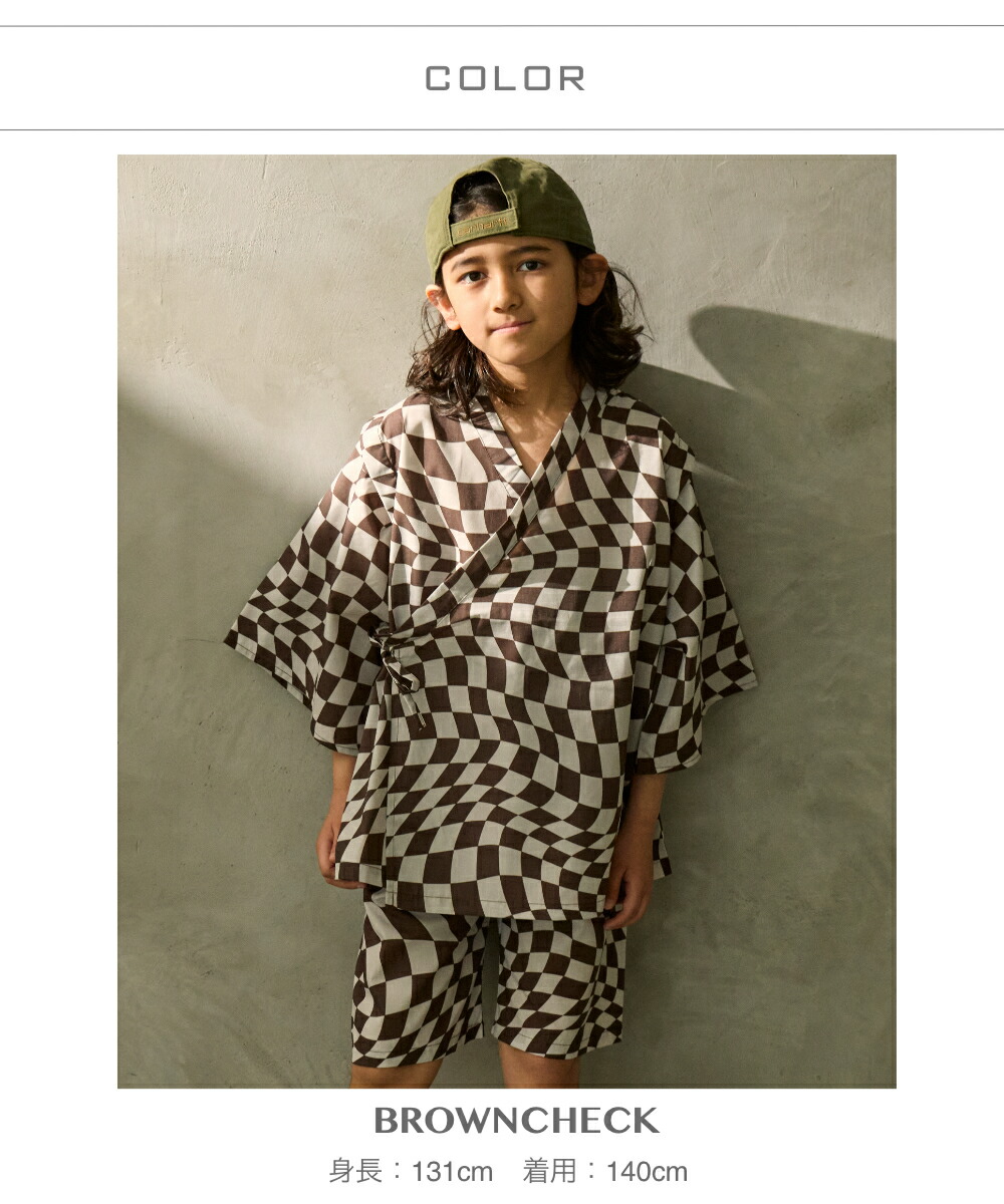 🆕【⭐訂購⭐】🌀 🇯🇵 日本直送 型格 幾何圖案印花 甚平套裝［5款選］🌀[ELDA-0143][260515]