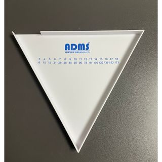 Tablet Counting Triangle 三角形數藥丸盤 [AD00131] | ADMS 安迪醫藥供應有限公司