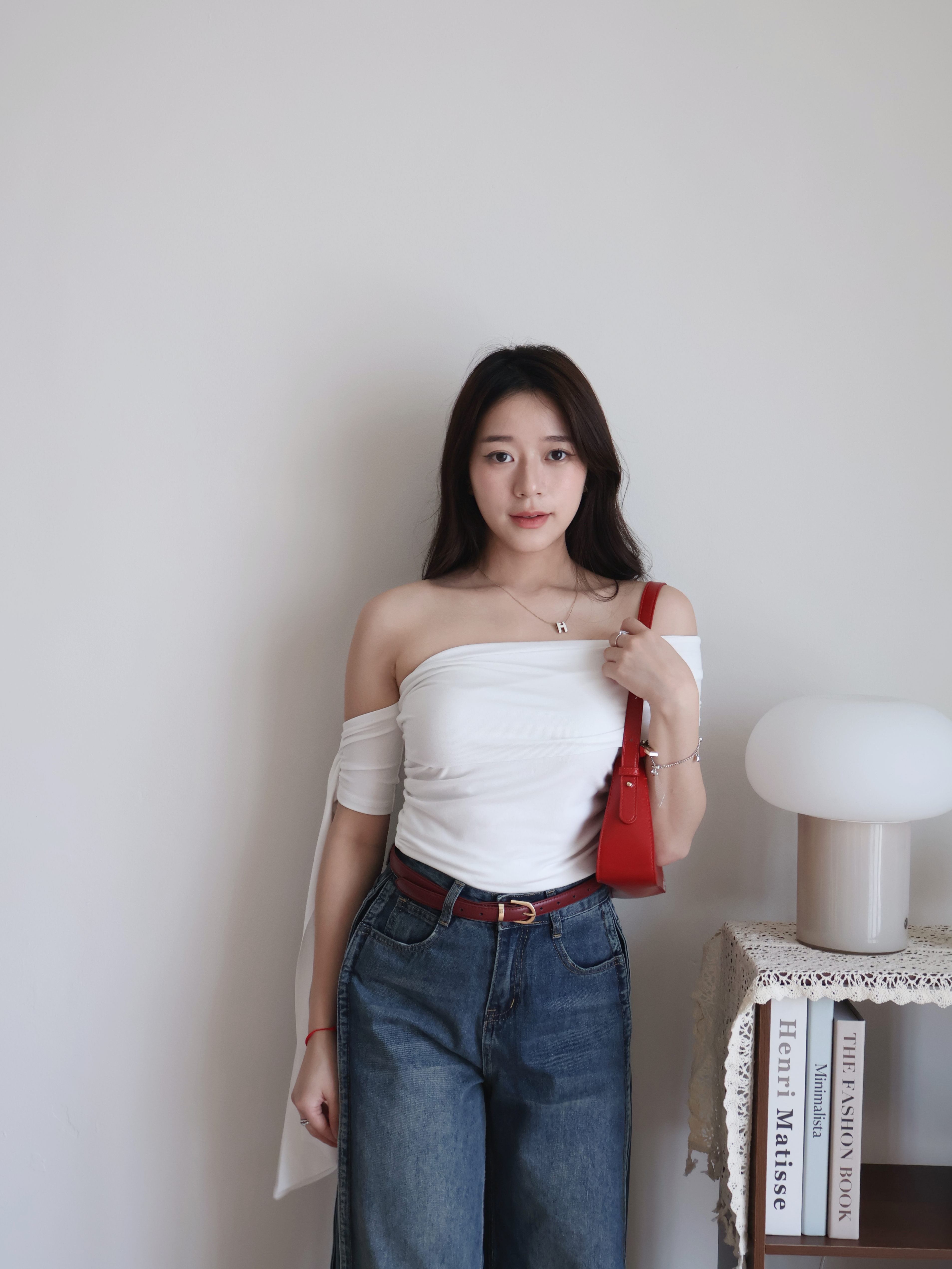 Arthur Off Shoulder Shirt | White