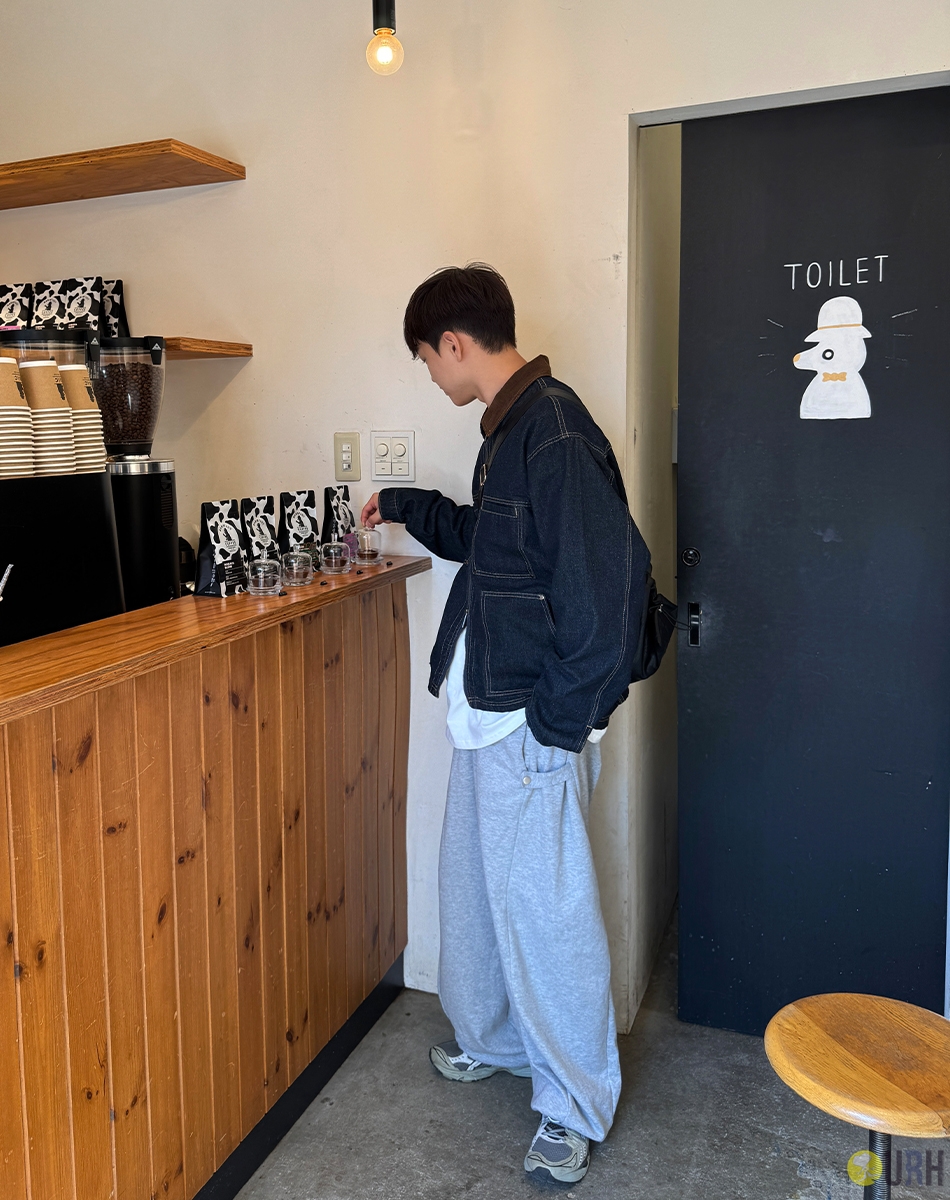 【100%保證韓國直送】側邊按扣裝飾多變抽繩橡筋腰寬褲 [5 color] RF1229903