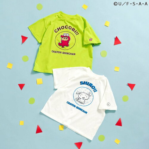 🆕【⭐訂購⭐】🇯🇵 日本直送 🌀#蠟筆小新 Sagara刺繡 短袖T恤［2款選］🌀 [ELGA-0127][260825]