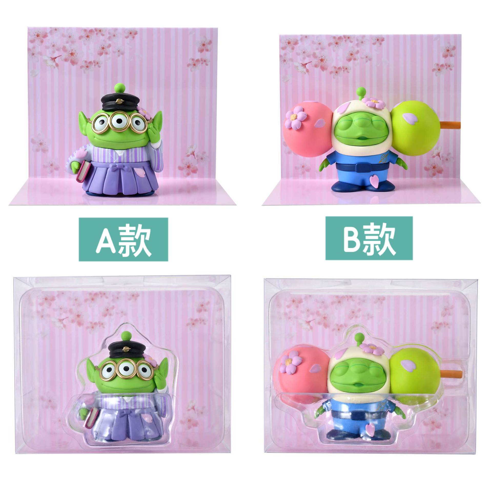 日本預訂📍日本三眼仔櫻花搞笑造型小模型擺設 10/2日本開售