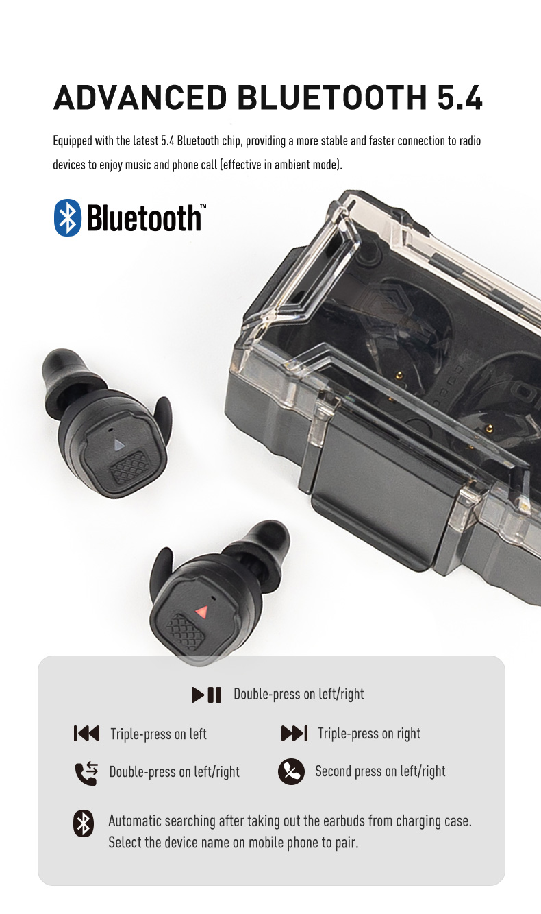 Earmor M20T Pro 戰術5.4藍牙耳機