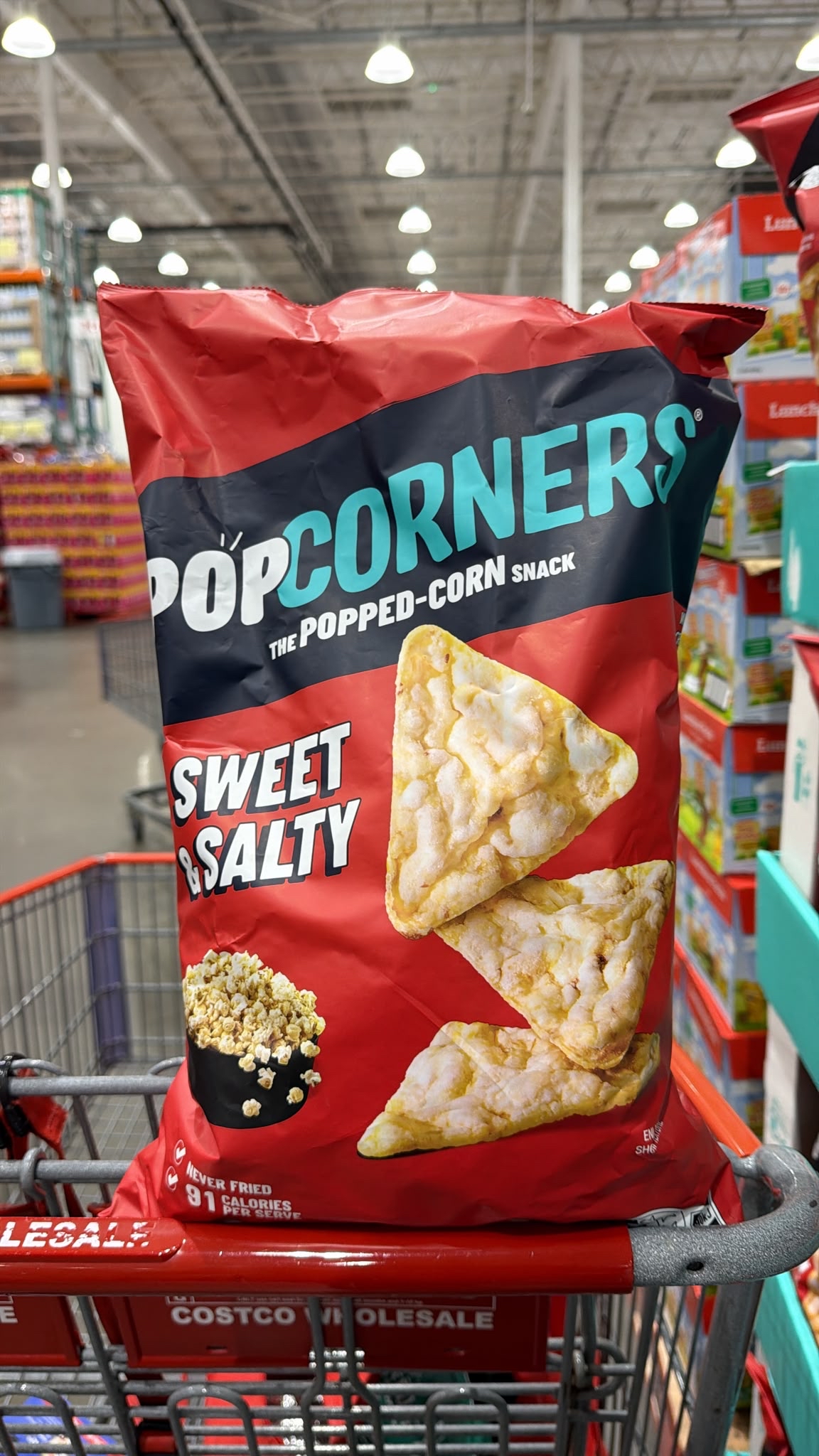 澳洲Costco直送  PopCorners 爆米花脆片鹹甜口味 567公g PopCorners Sweet & Salty Kettle Corn Style Flavoured Popped-Corn Chips 567 g 