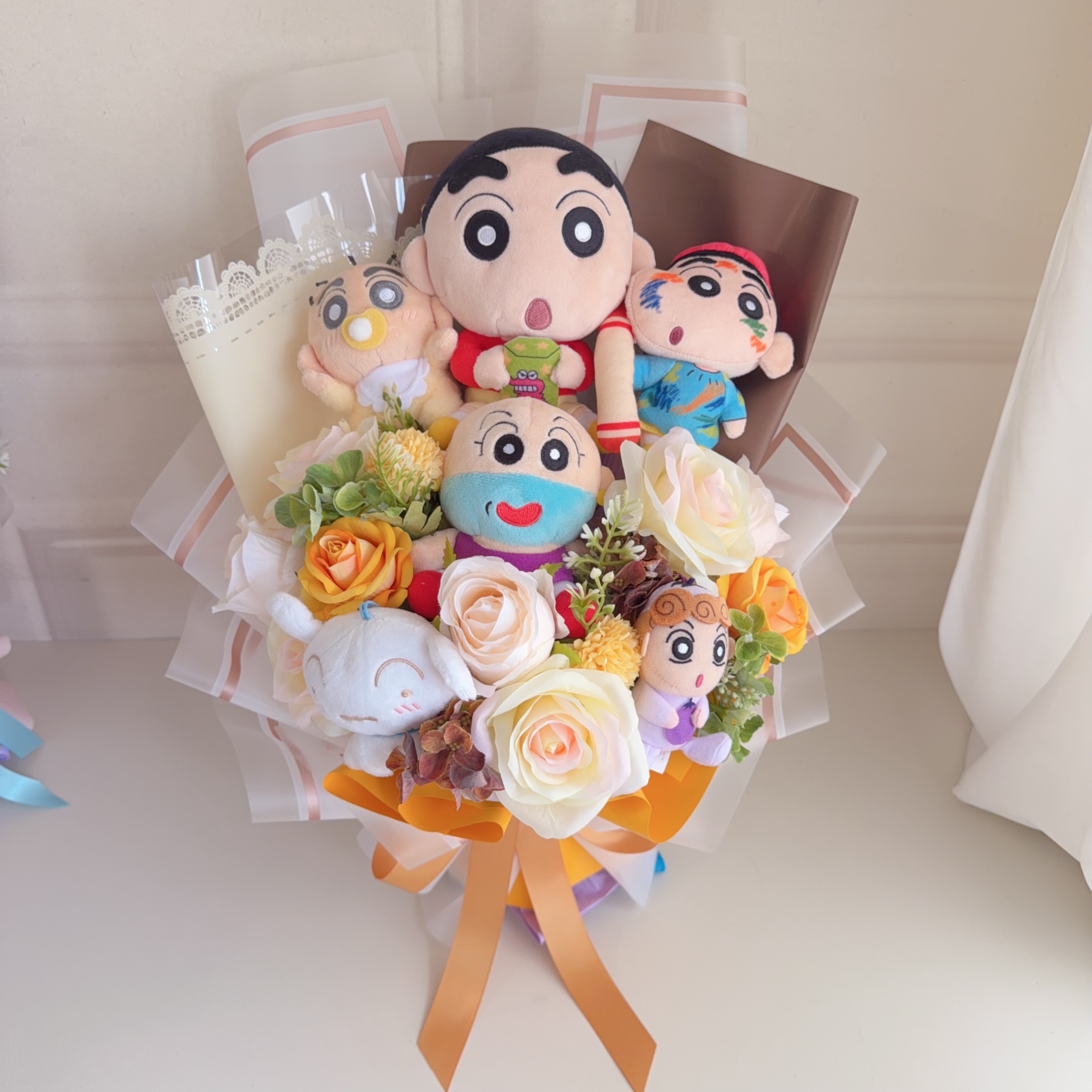 (現貨) 小新公仔花