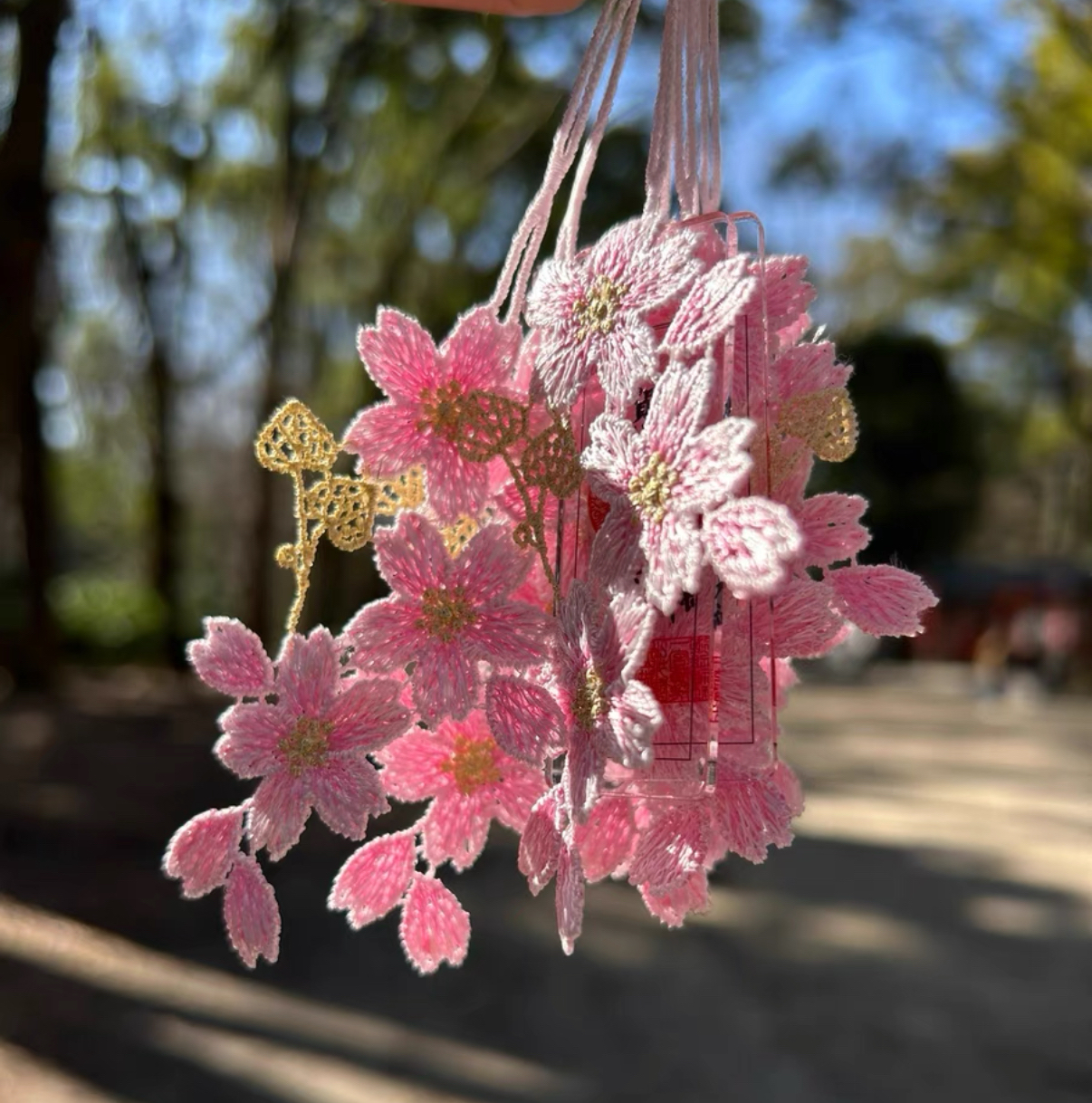 日本神社下鴨神社限定版櫻花御守