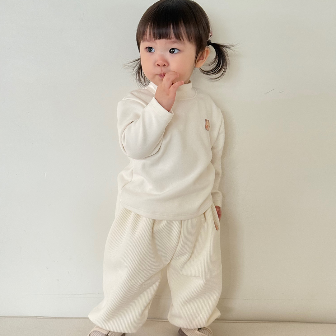 25F/W DTD愛心連連串系列💕-燈芯絨羊羔加絨褲 130