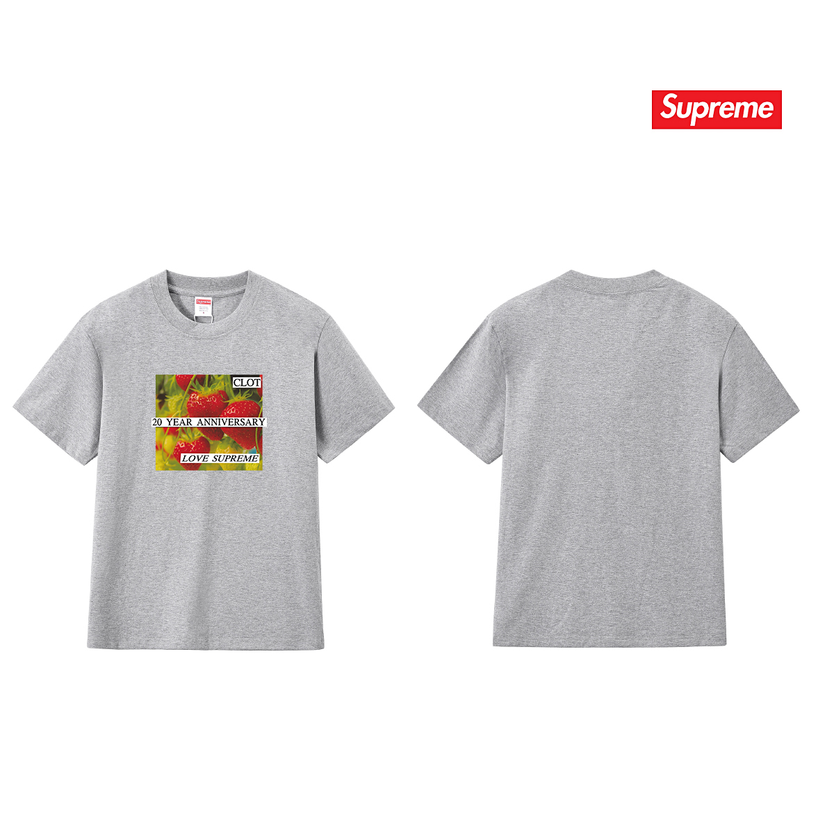 Supreme x CLOT 20th Anniversary Tee