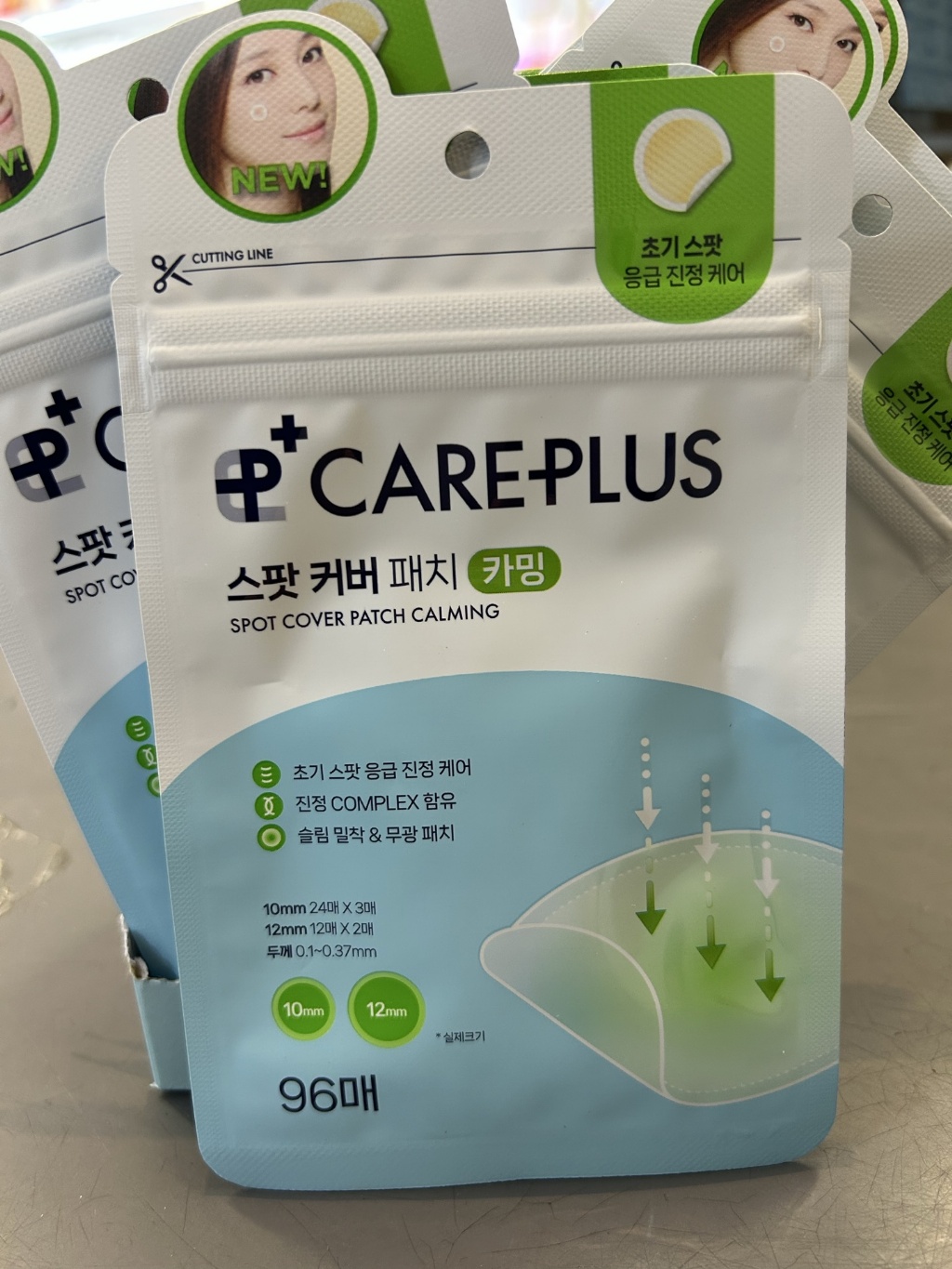   【預訂】韓國直送 Careplus 積雪草痘痘貼96入