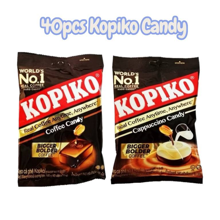 140g (40pcs) Kopiko Coffee Cappuccino Candy Gula-gula