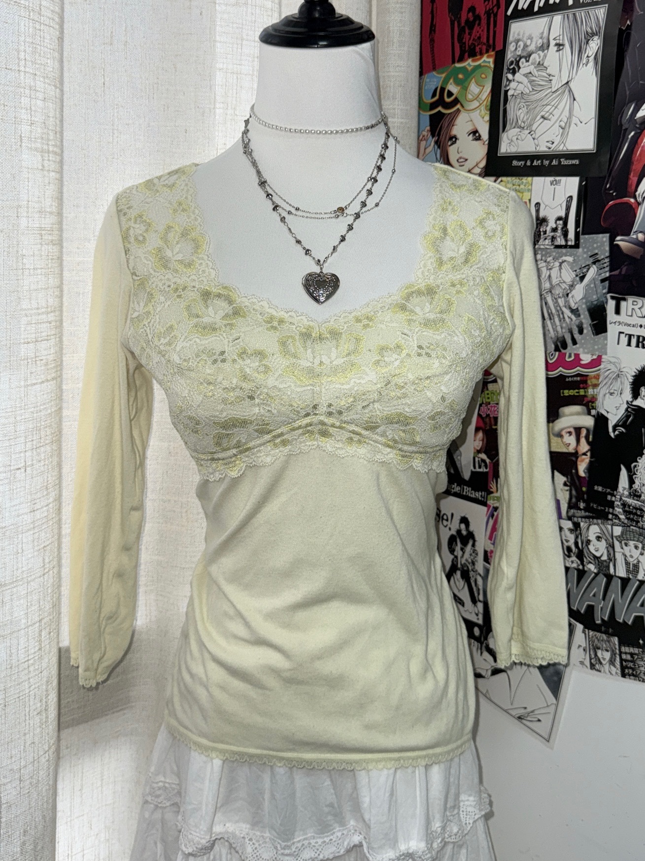 Romantic Vintage Floral Layered Set