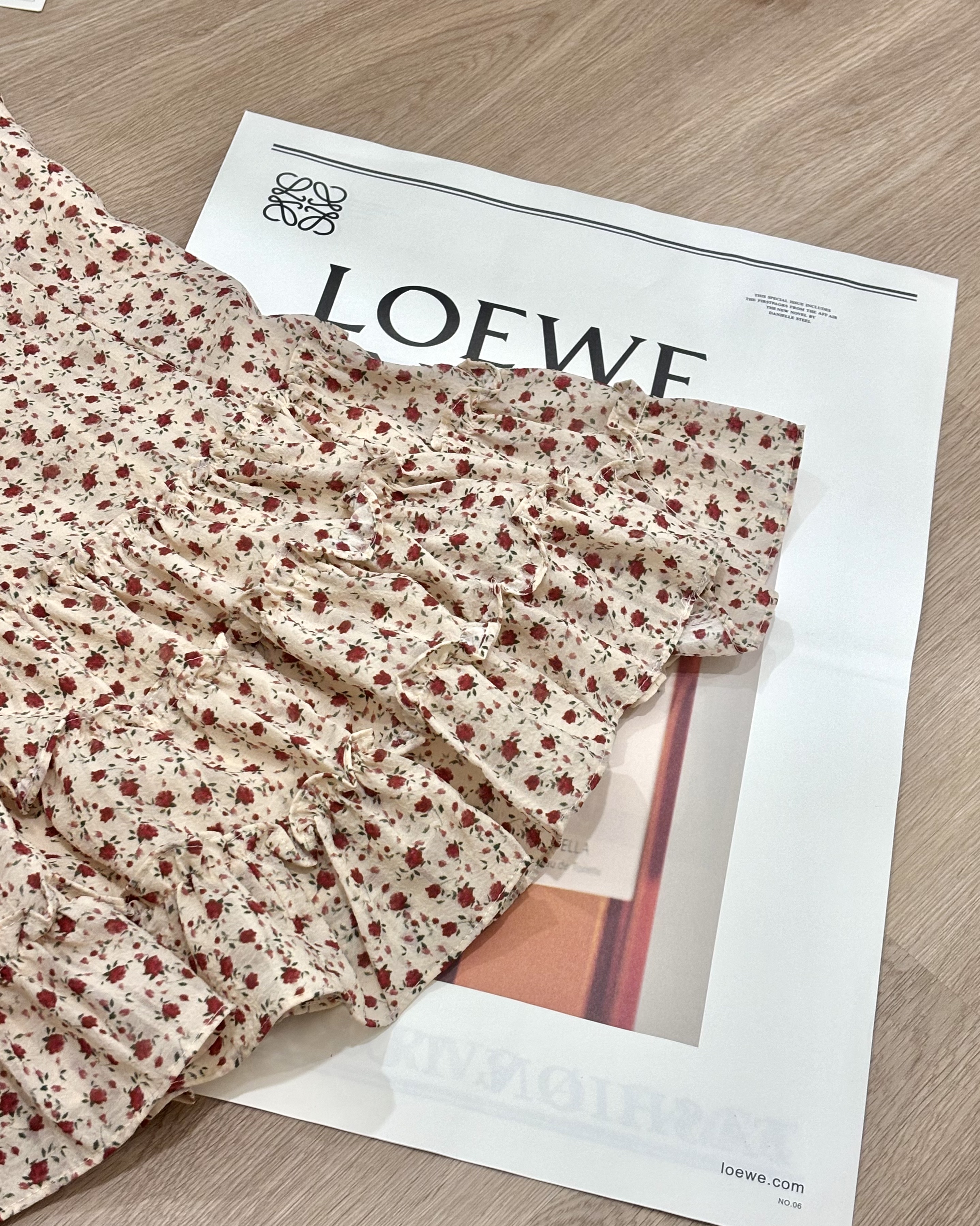 DR382田园风碎花短裙