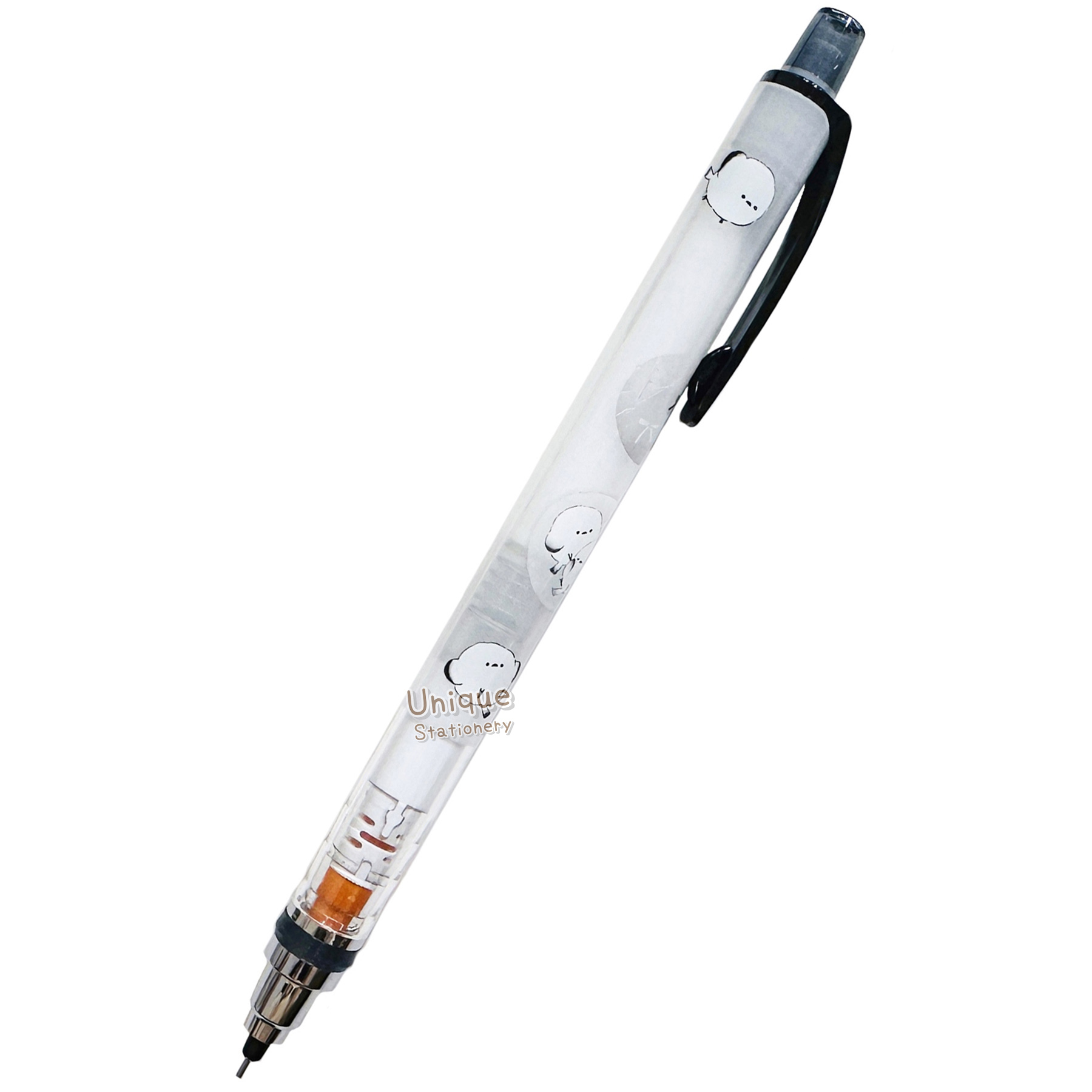 現貨｜北海道雪之妖精 銀喉長尾山雀 日版 Uni KURU TOGA 0.5mm 不斷芯旋轉自動 鉛芯筆 (228372)