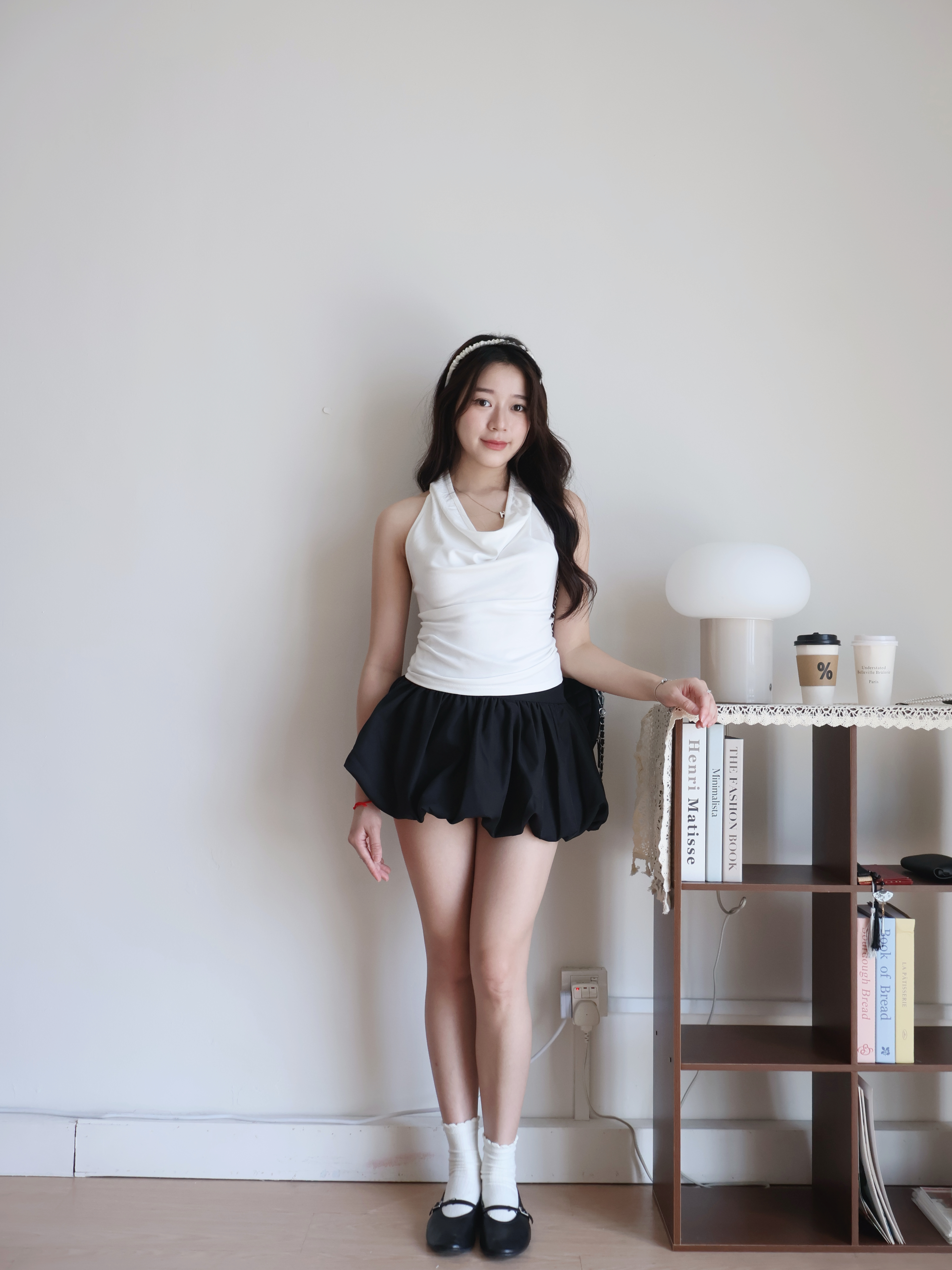 Bubble Mini Skirt | Black