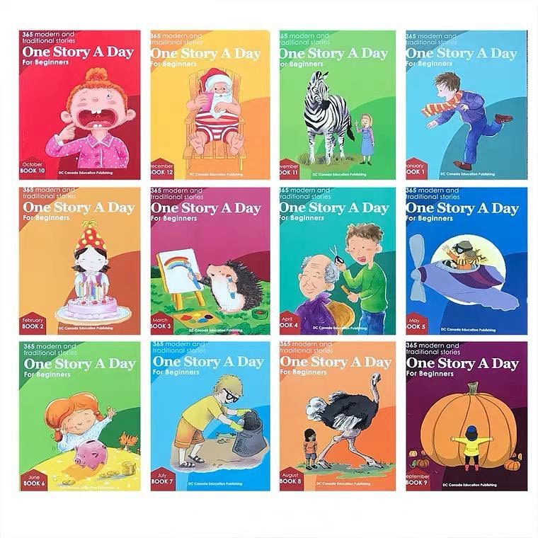 One Story A Day For Beginners 幼兒版 英語天天故事｜12 books｜點讀版