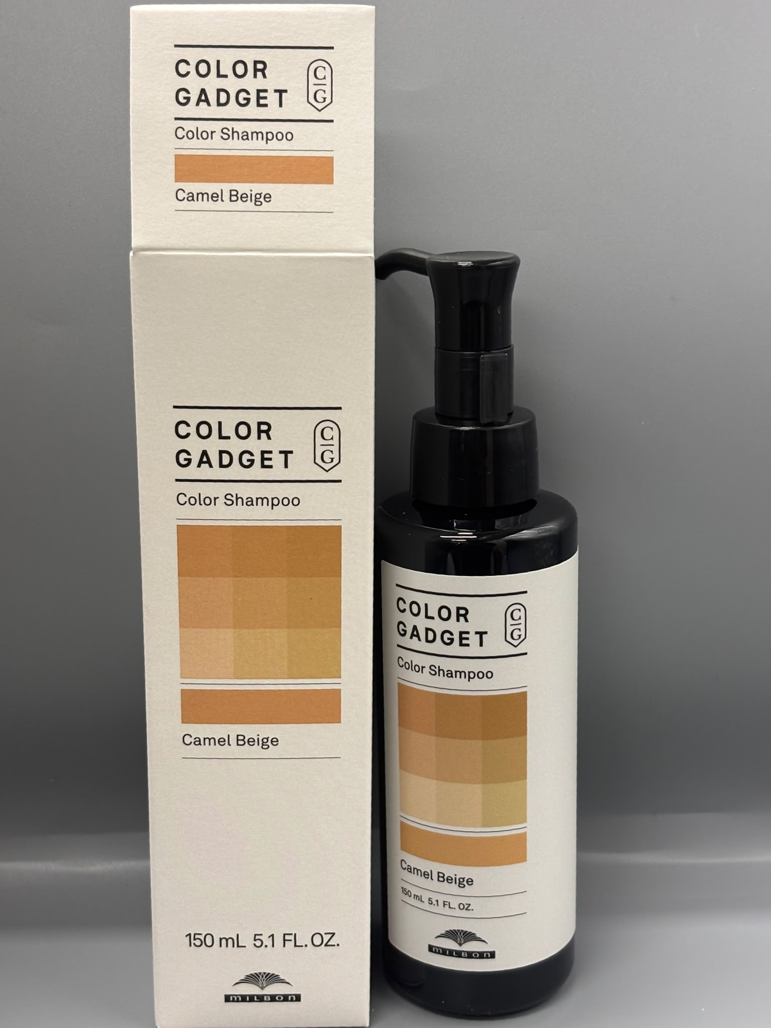 Milbon Color Gadget 鎖色/補色洗頭水Camel Beige 駝米焦糖啡色 150 ml