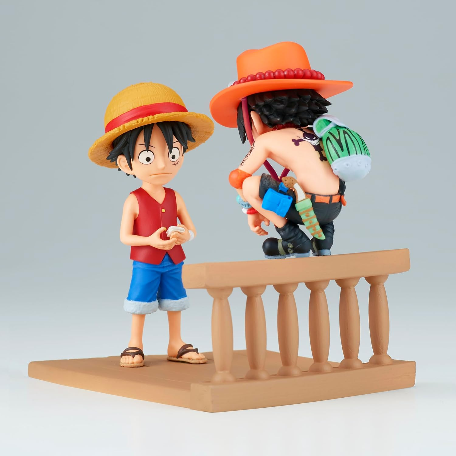 Banpresto, World Collectable Figure (WCF): One Piece, Log Stories, Monkey D. Luffy & Portgas D. Ace