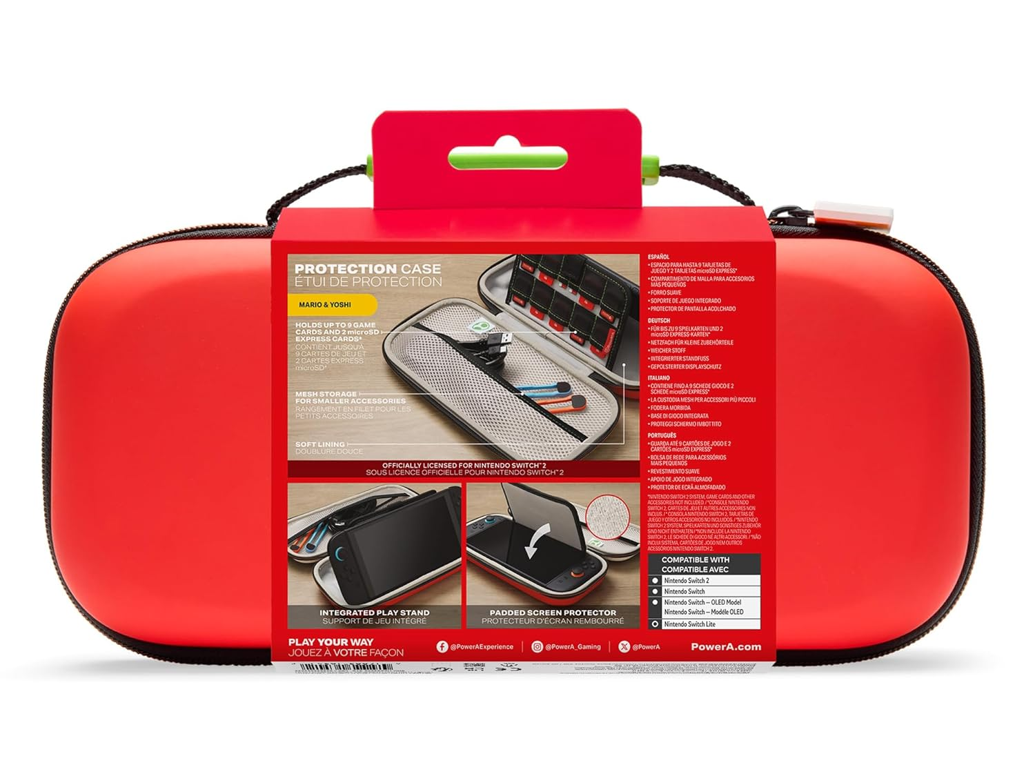 SW2 PowerA 硬殼保護收納包 / Protection Case (Mario & Yoshi) SW2-0327 