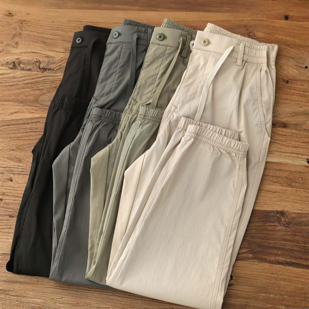 涼感微彈束腳褲