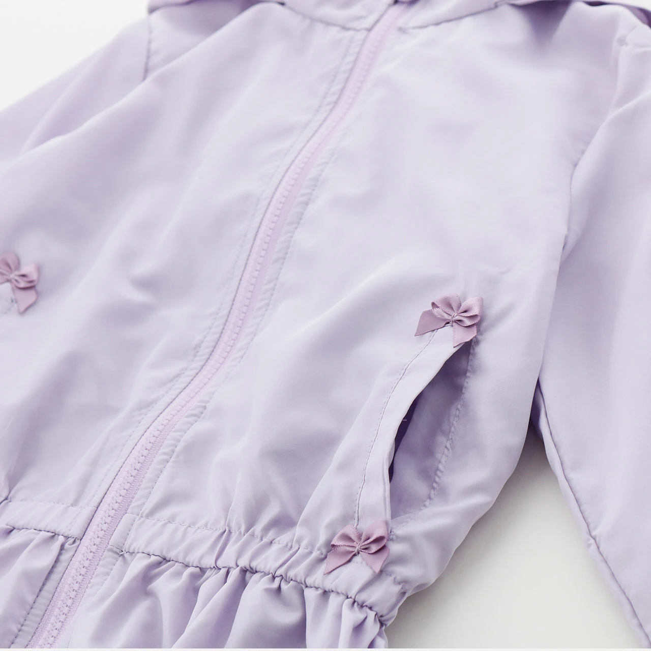 🆕【⭐訂購⭐】🇯🇵 日本直送 🌀荷葉邊 絲帶 網眼連帽風褸 [5款選]🌀 [ELCA-0128][260405]