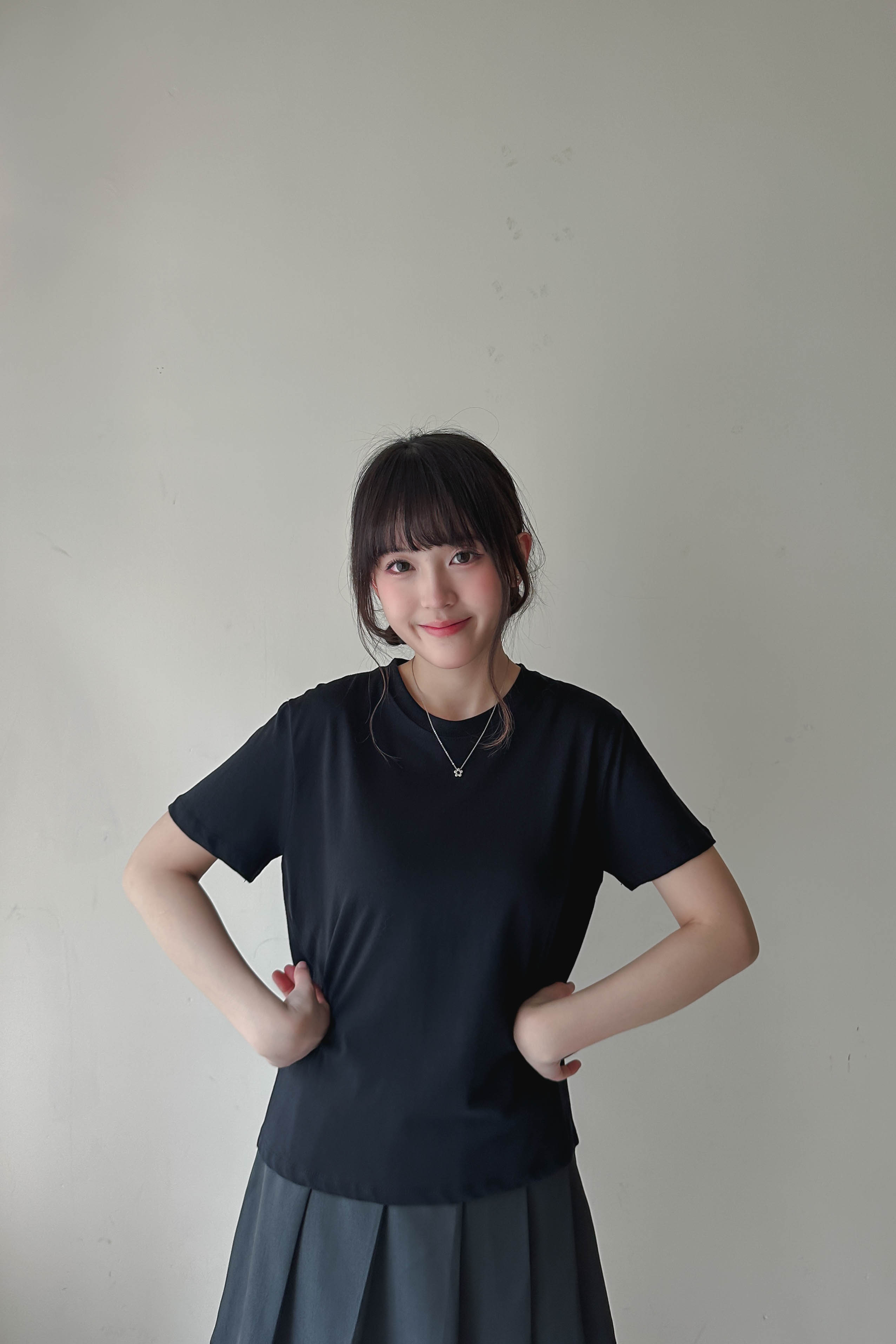 Daily U-neck Cotton Tee (四色入)