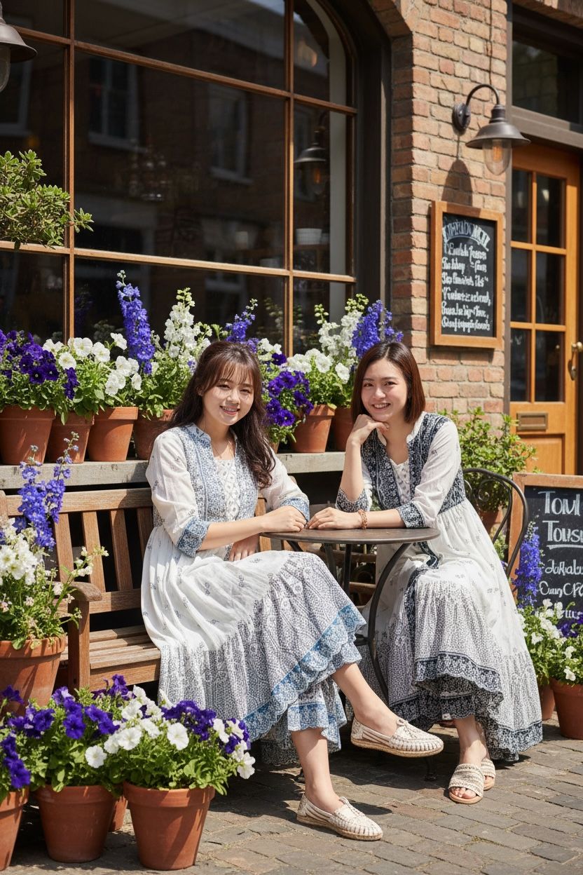 1639 Blue Edge White Cotton OP & Jacket 48"+47"