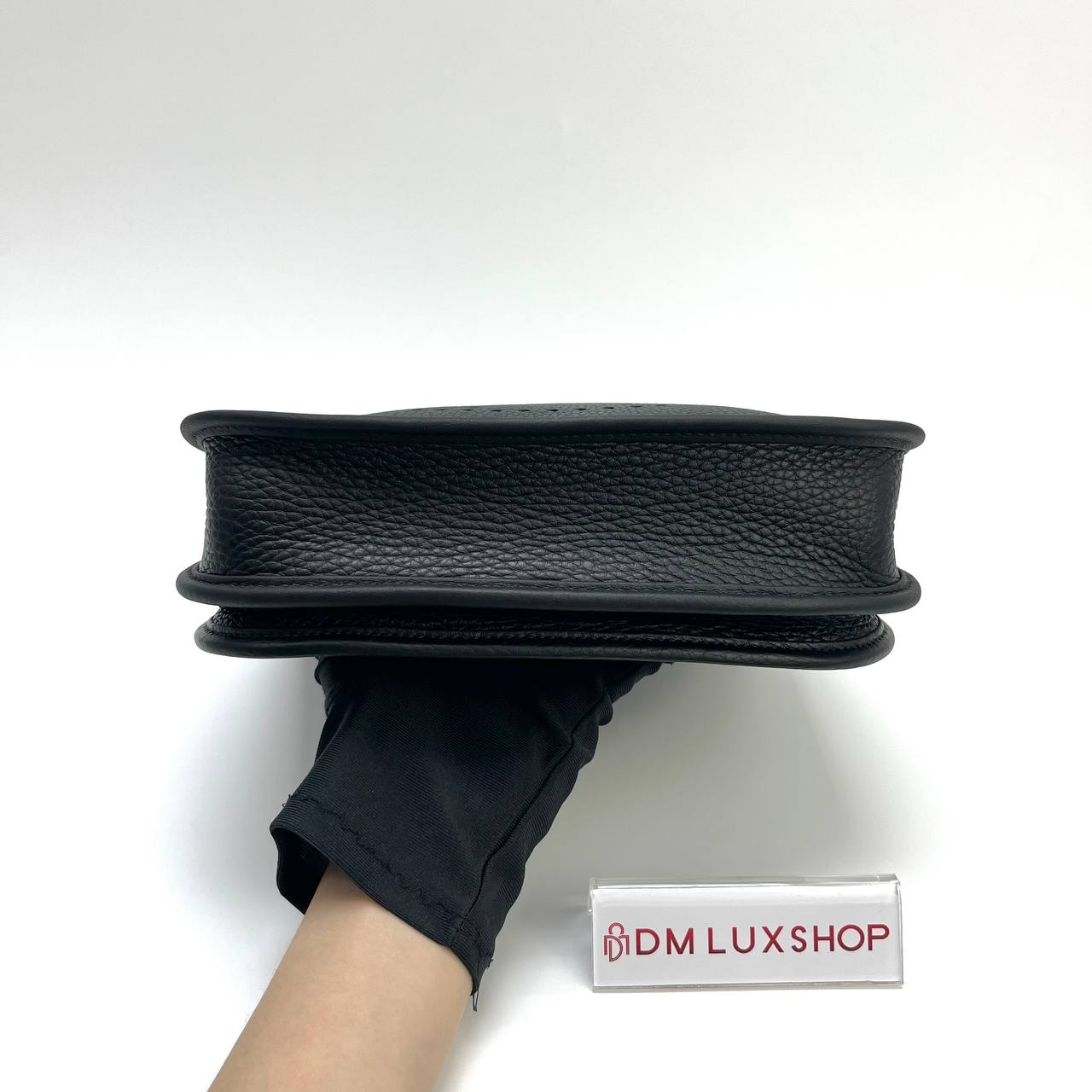 Hermes Evelyne 23 Black PHW (Stamp K)