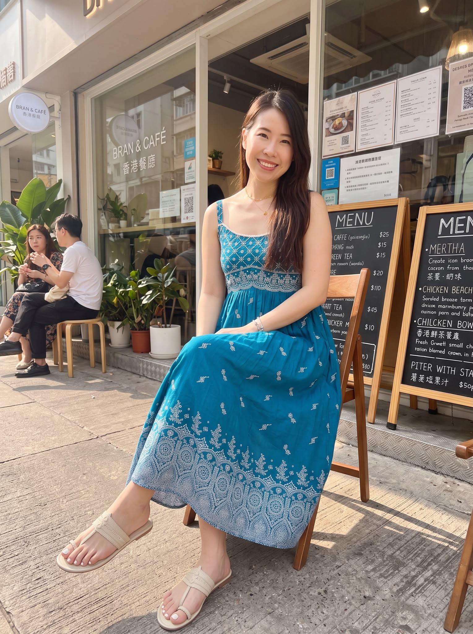 2713 Blue with White Lace SL OP 46"