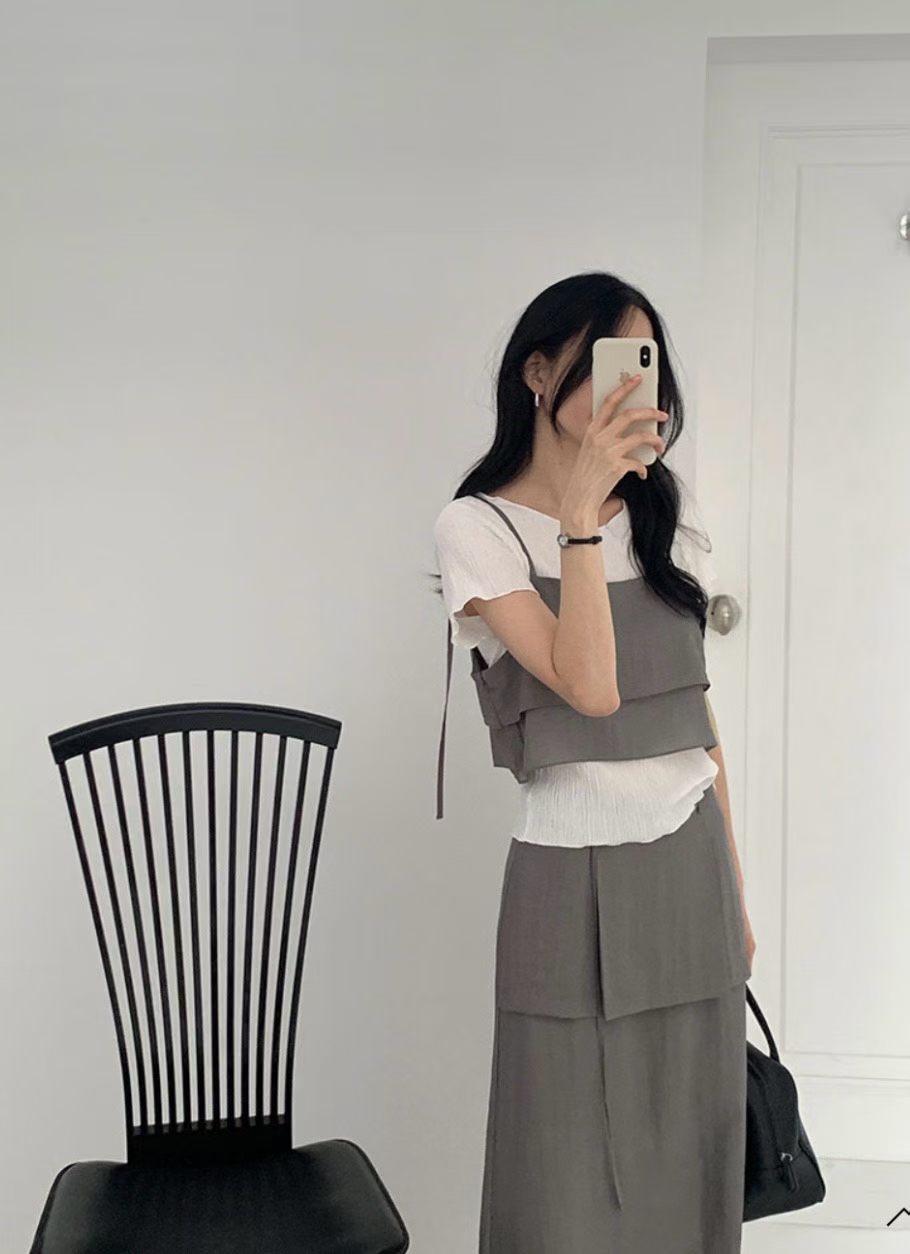 🇰🇷韓國女裝 | sleeveless skirt set