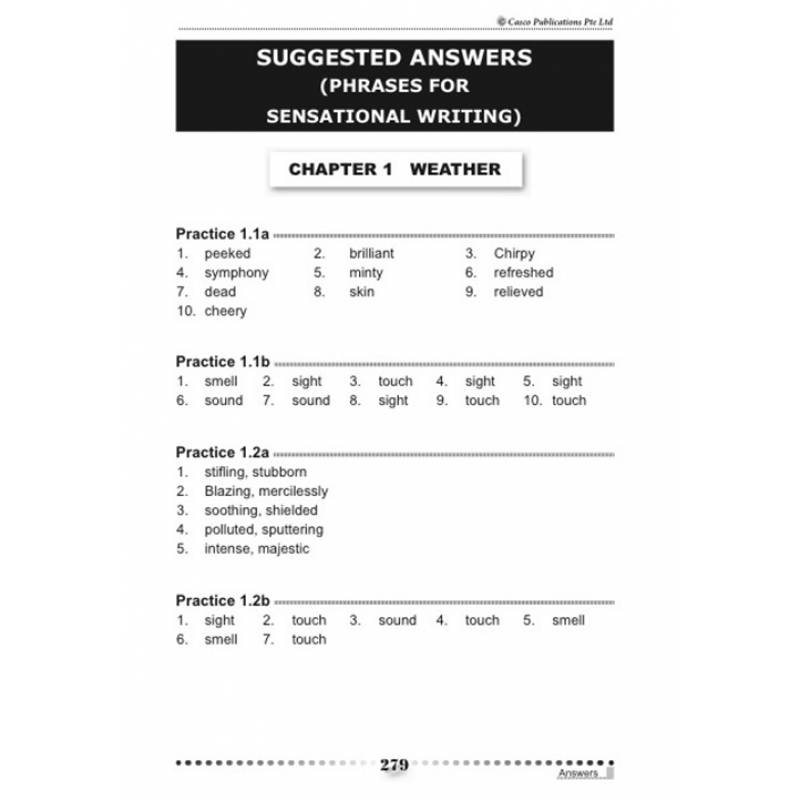 Phrases for Sensational Writing 4