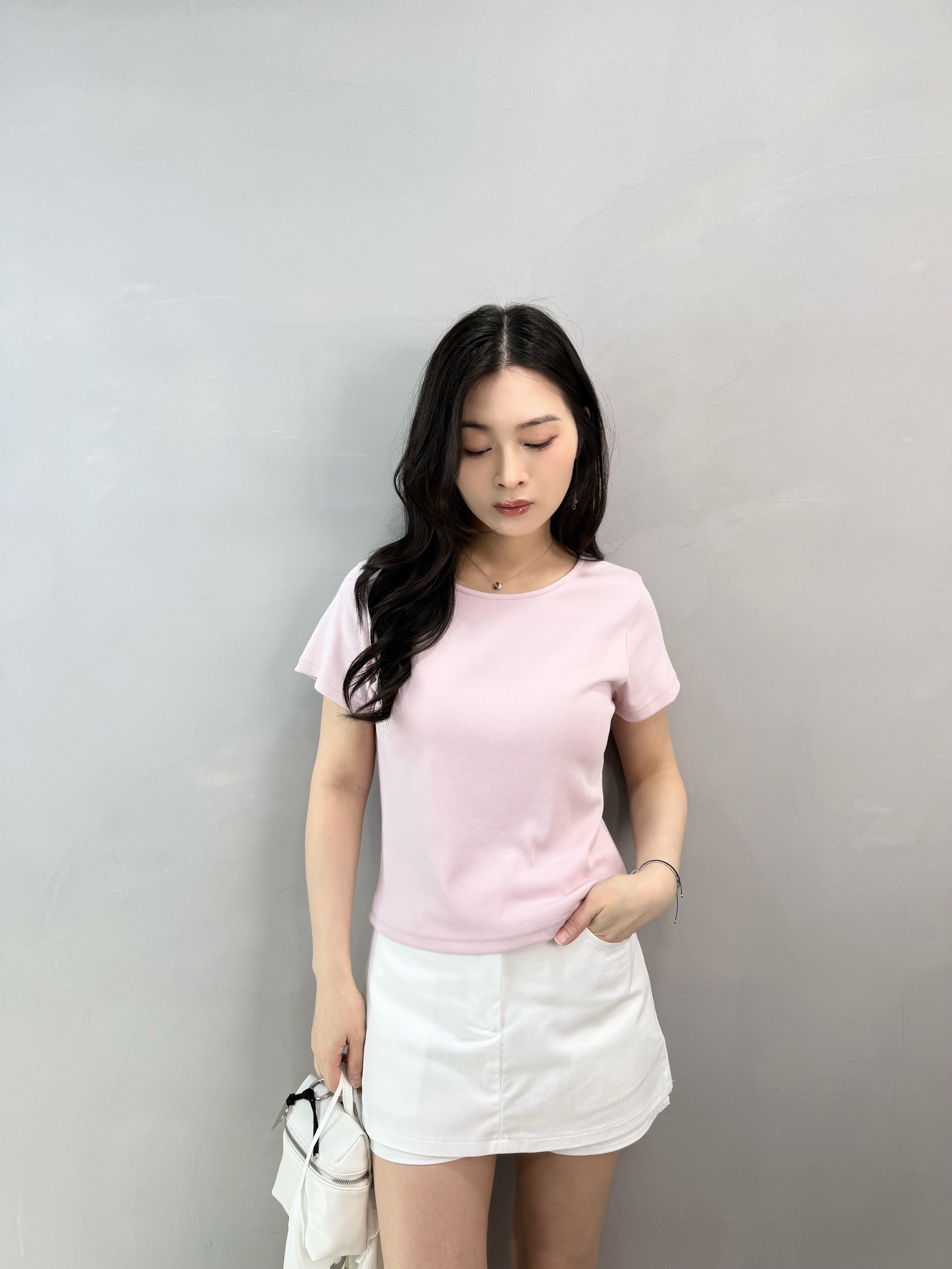 L67 淨色棉Tee