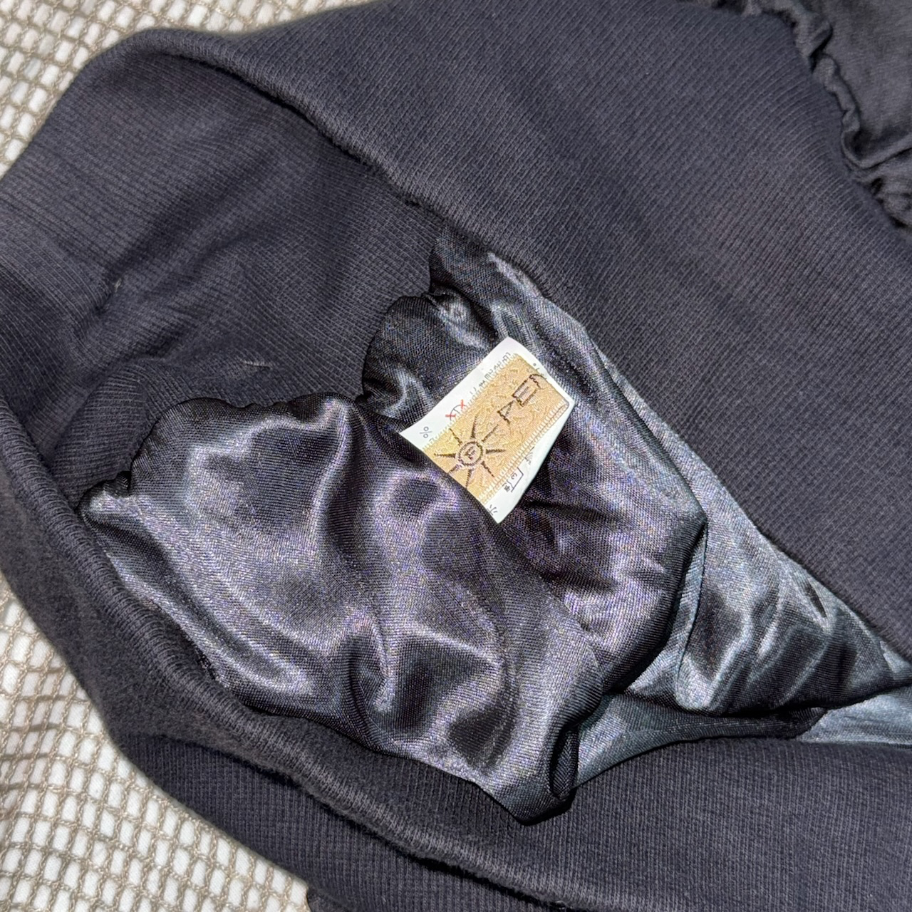 Black Ruffled Mini Skirt