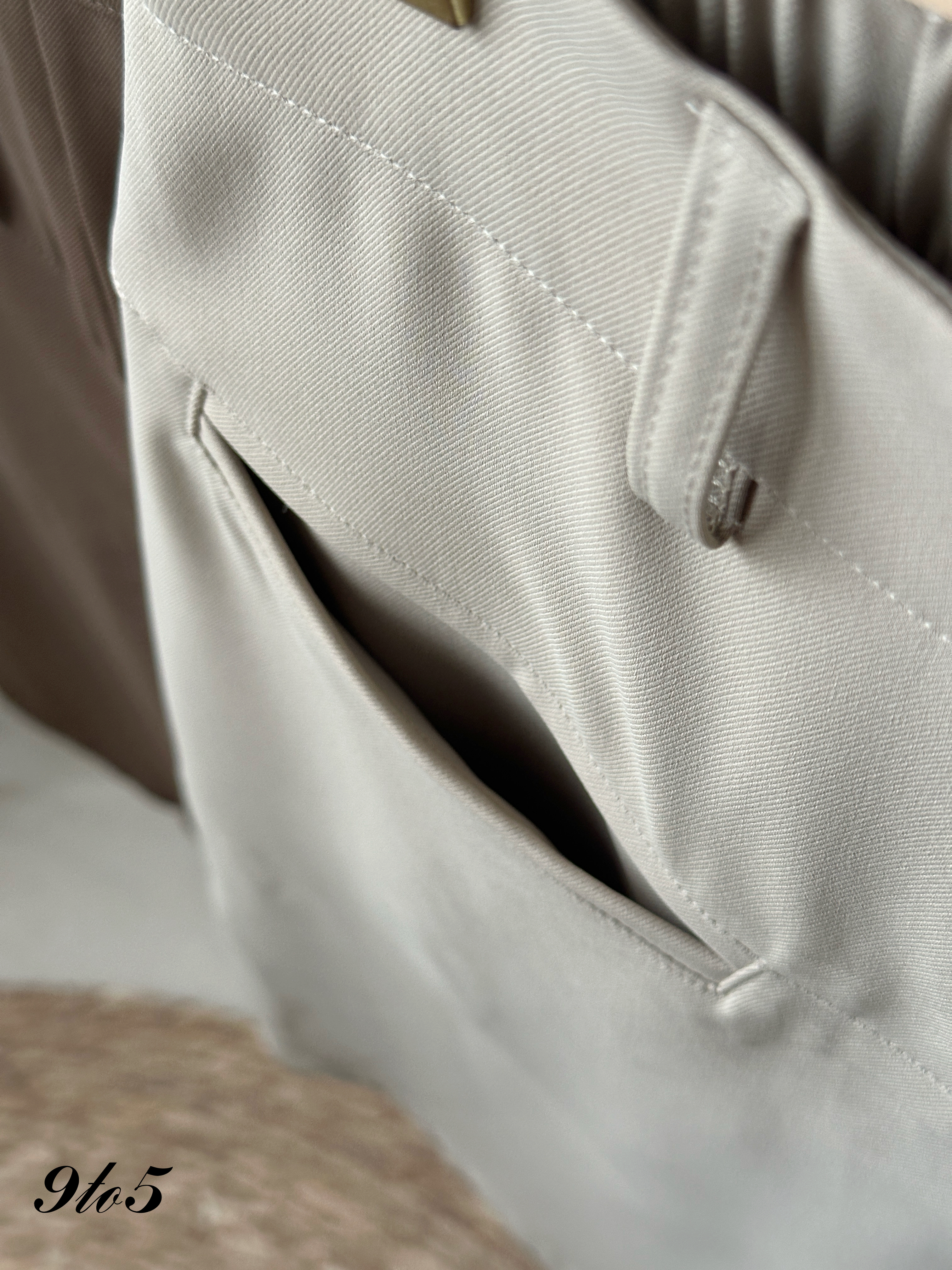 S1864 A Line Midi Pants - 3 Colors 