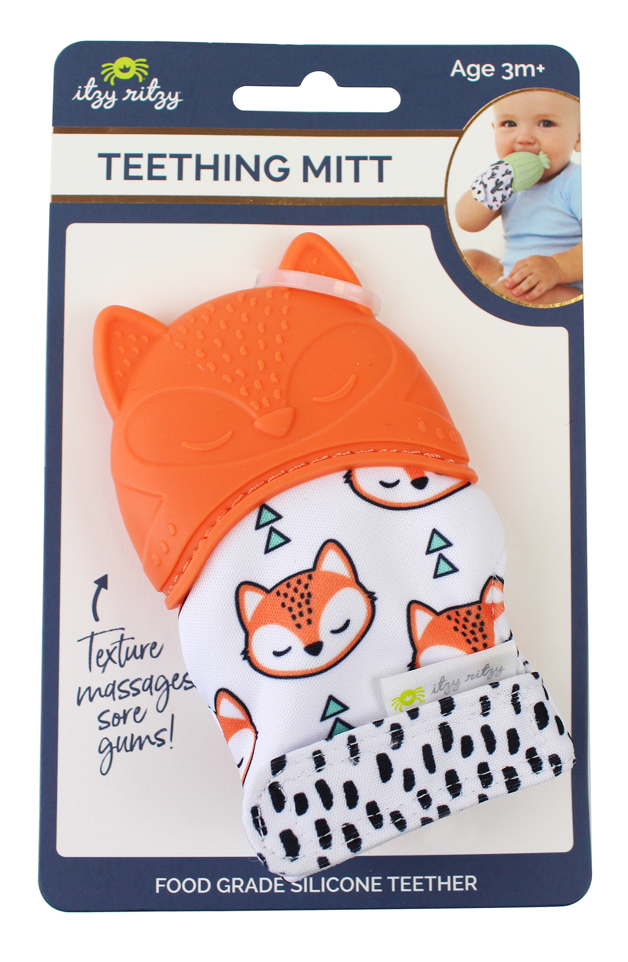 Teething Mitten - Fox