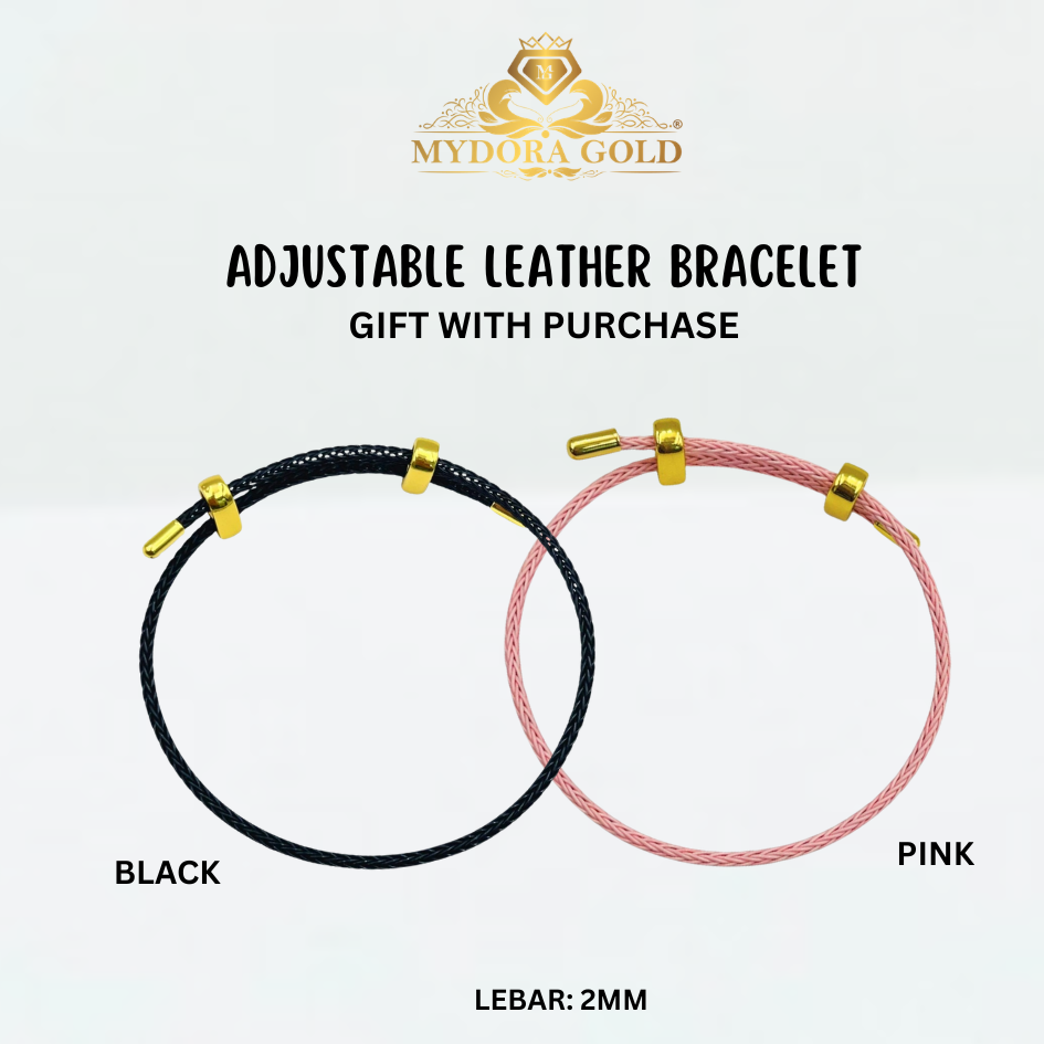 GIFT with Purchase - MYDORA Adjustable Bracelet (Black & Pink) 