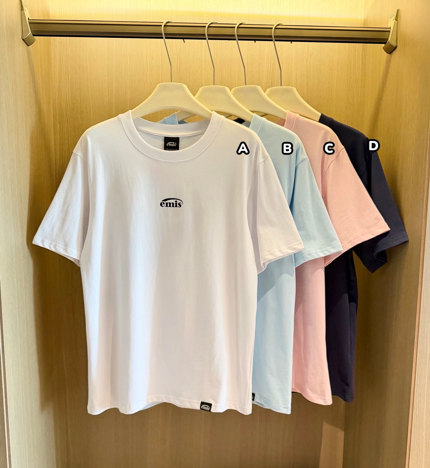 韓國🇰🇷 emis 簡約字母印花短袖Tee 