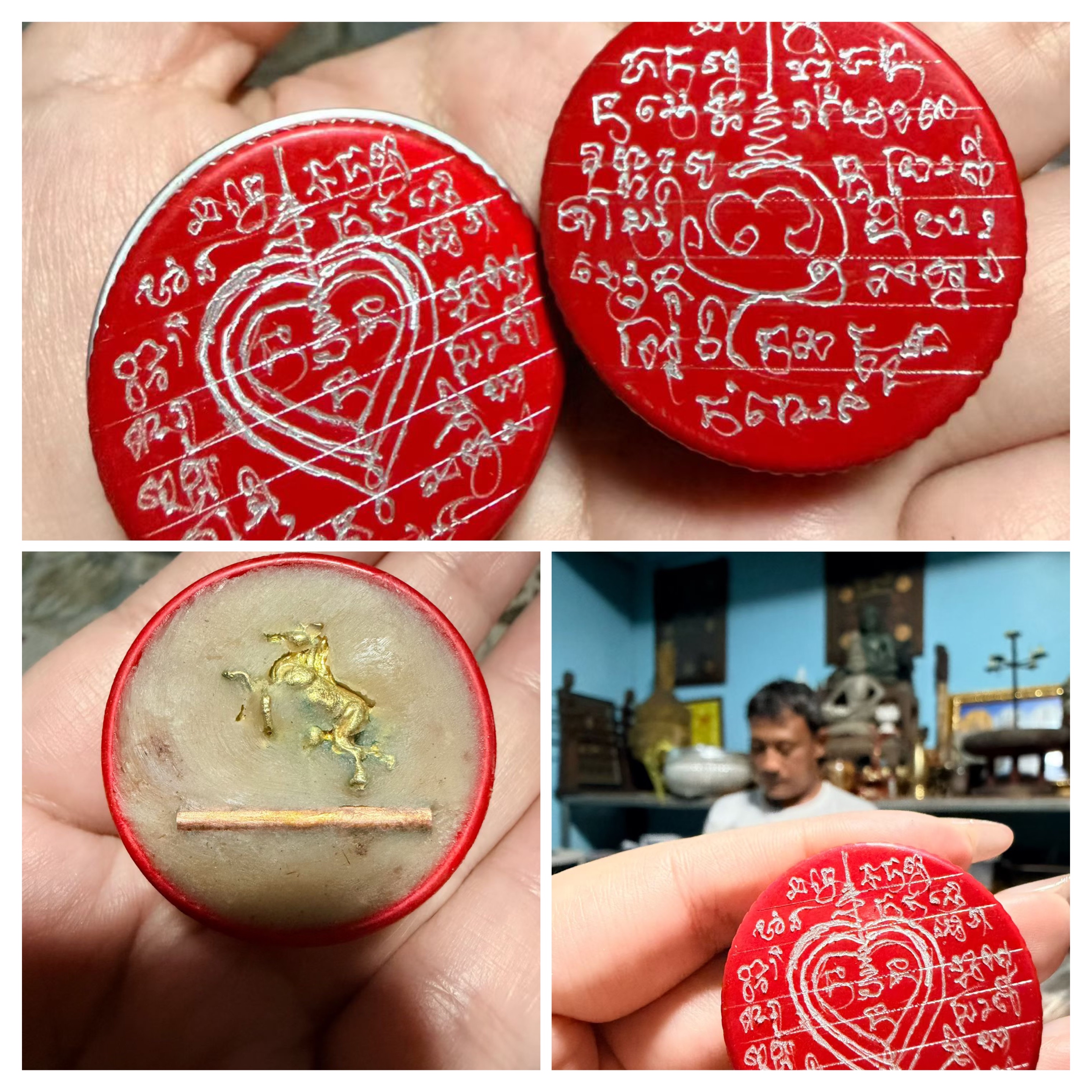 泰北古蘭納大佬 阿贊南迭「馬食能兮碰」ของมดือเสน่ห์ (古巴盤石徒弟）