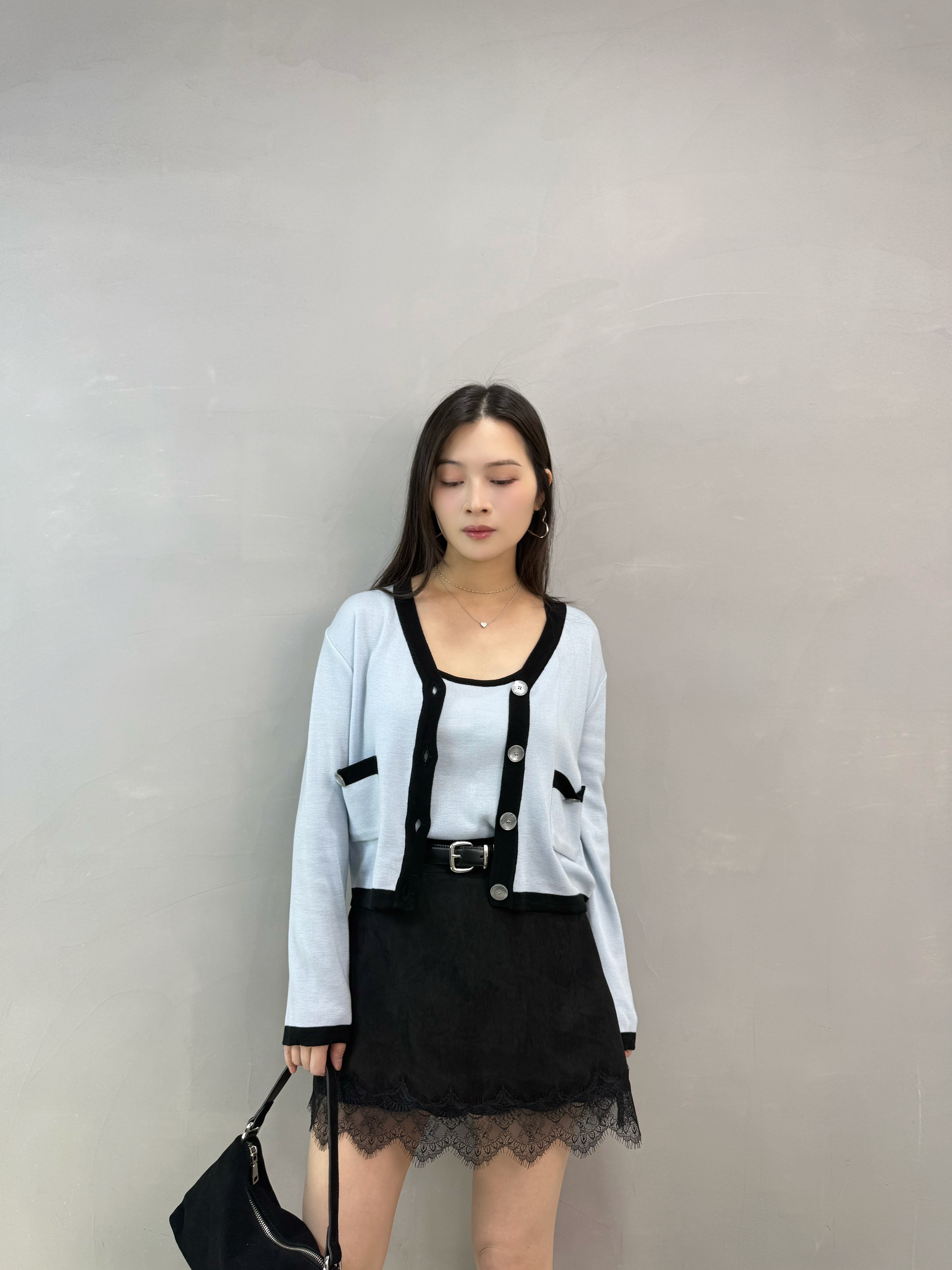 I07 小香風吊帶+外套set