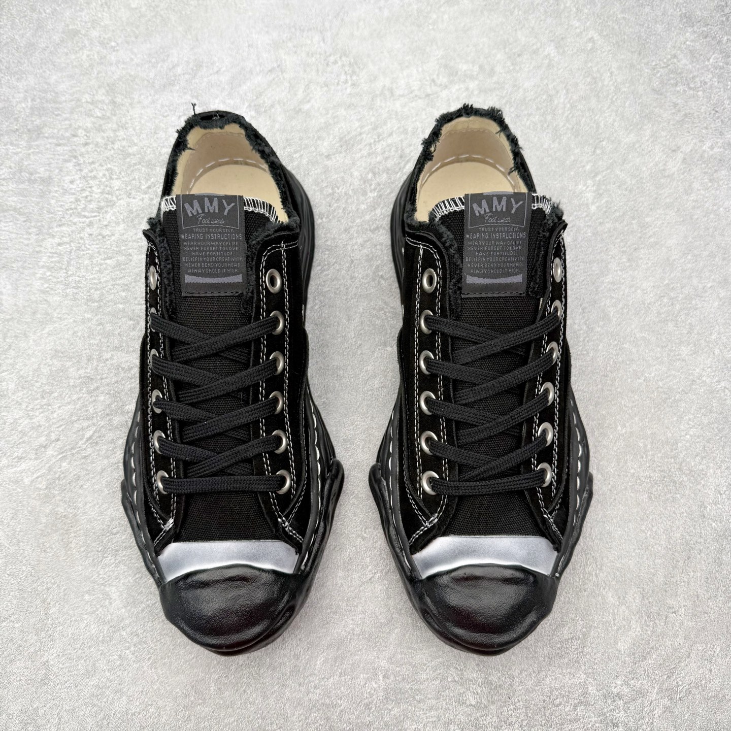 Maison Mihara Yasuhiro MMY "Hank" OG Sole Canvas Low-top Sneaker
