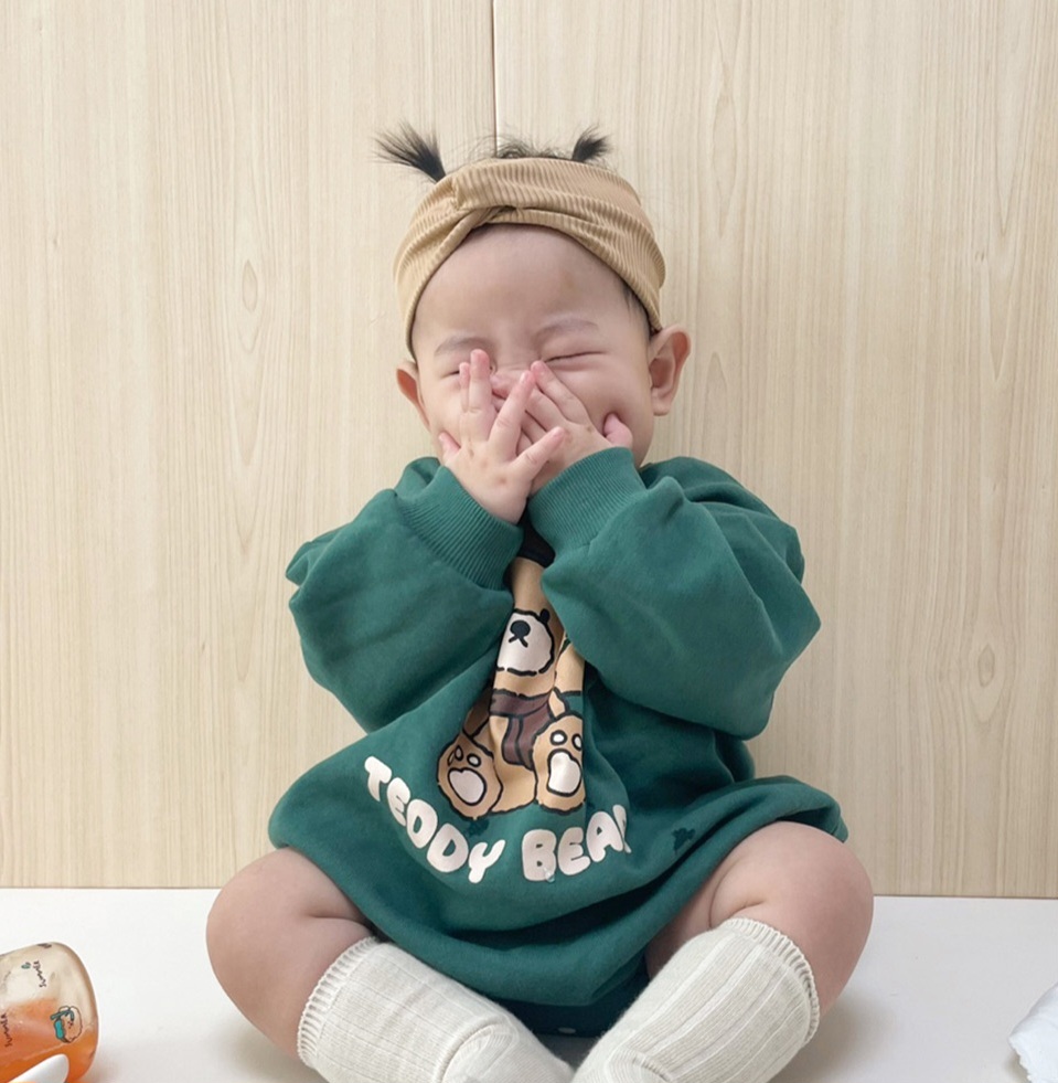UBMOM 2023 Winter Teddy Series Berry Teddy 連身衣-綠色