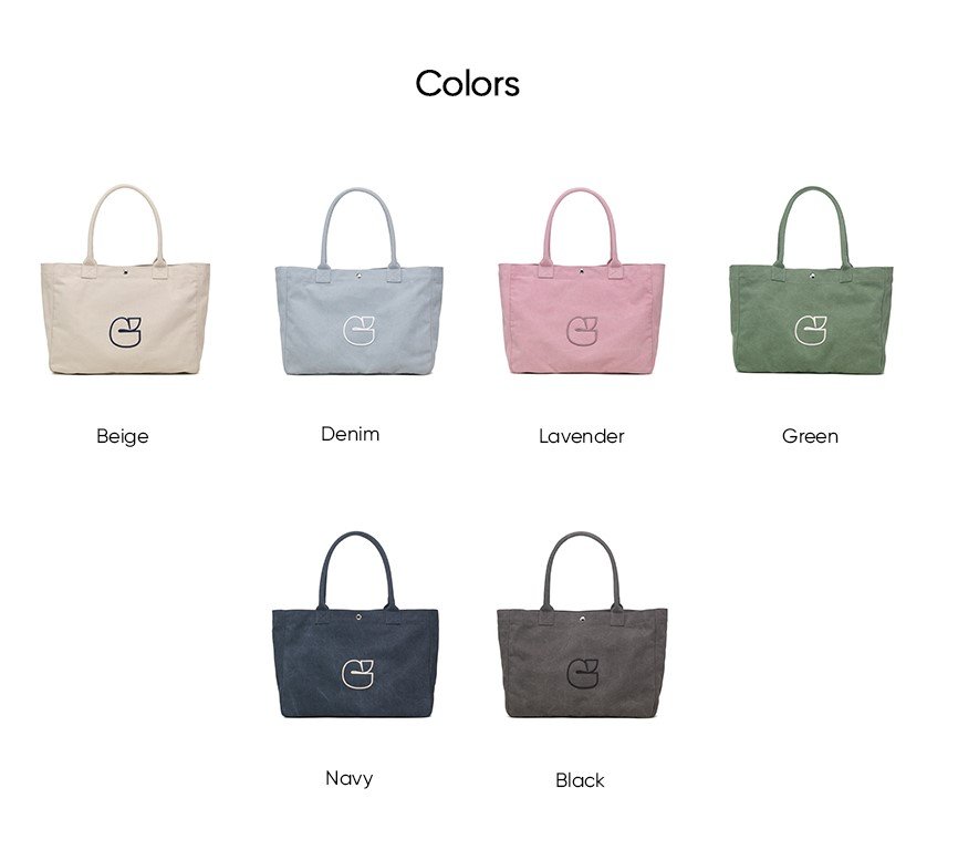 ✨韓國Carlyn New Logo Eco Bag (6色選擇)