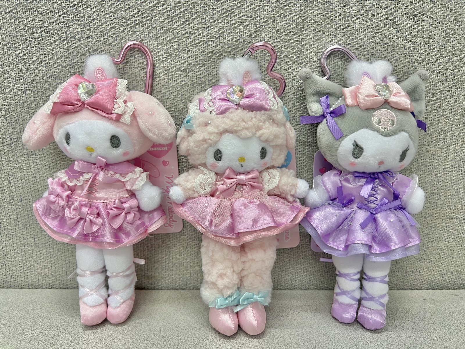 🎌日本直送🎌 Sanrio Bunnies Ballerina 兔仔芭蕾舞造型長腿公仔掛飾系列💕